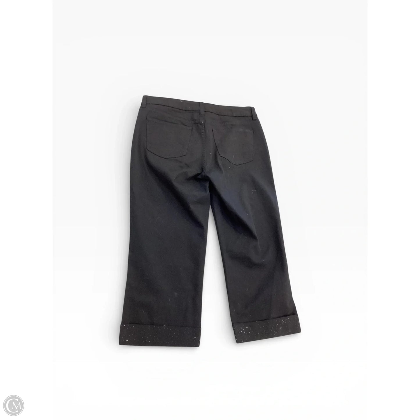 Capris By Not Your Daughters Jeans In Black, Size: 12