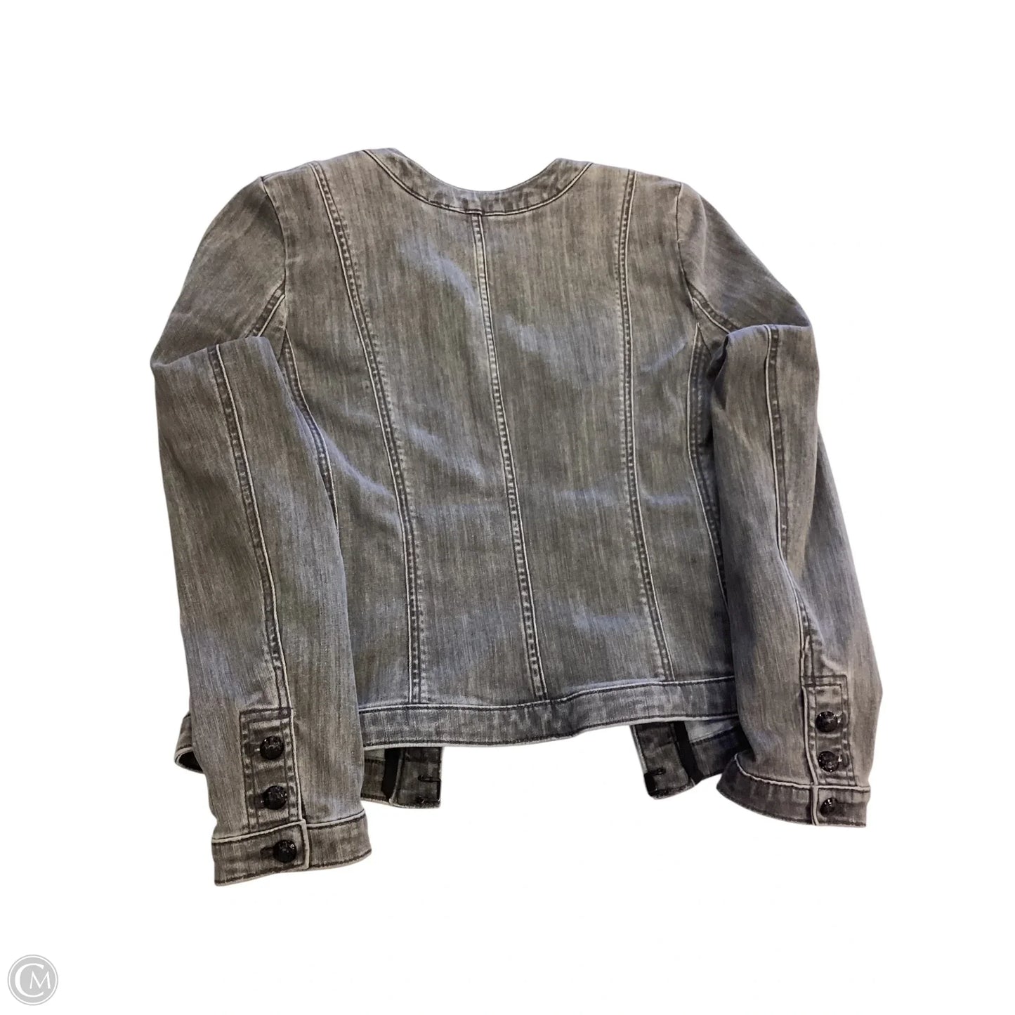 Jacket Denim By White House Black Market In Black, Size: S