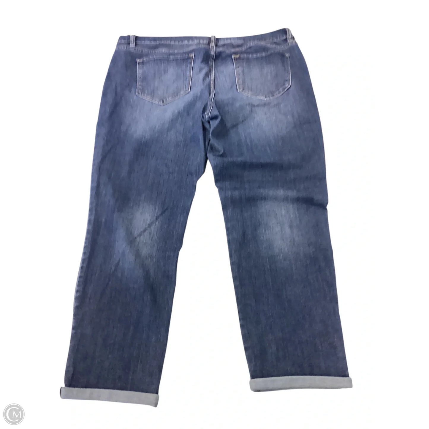 Jeans Cropped By Liz Claiborne In Blue, Size: 18