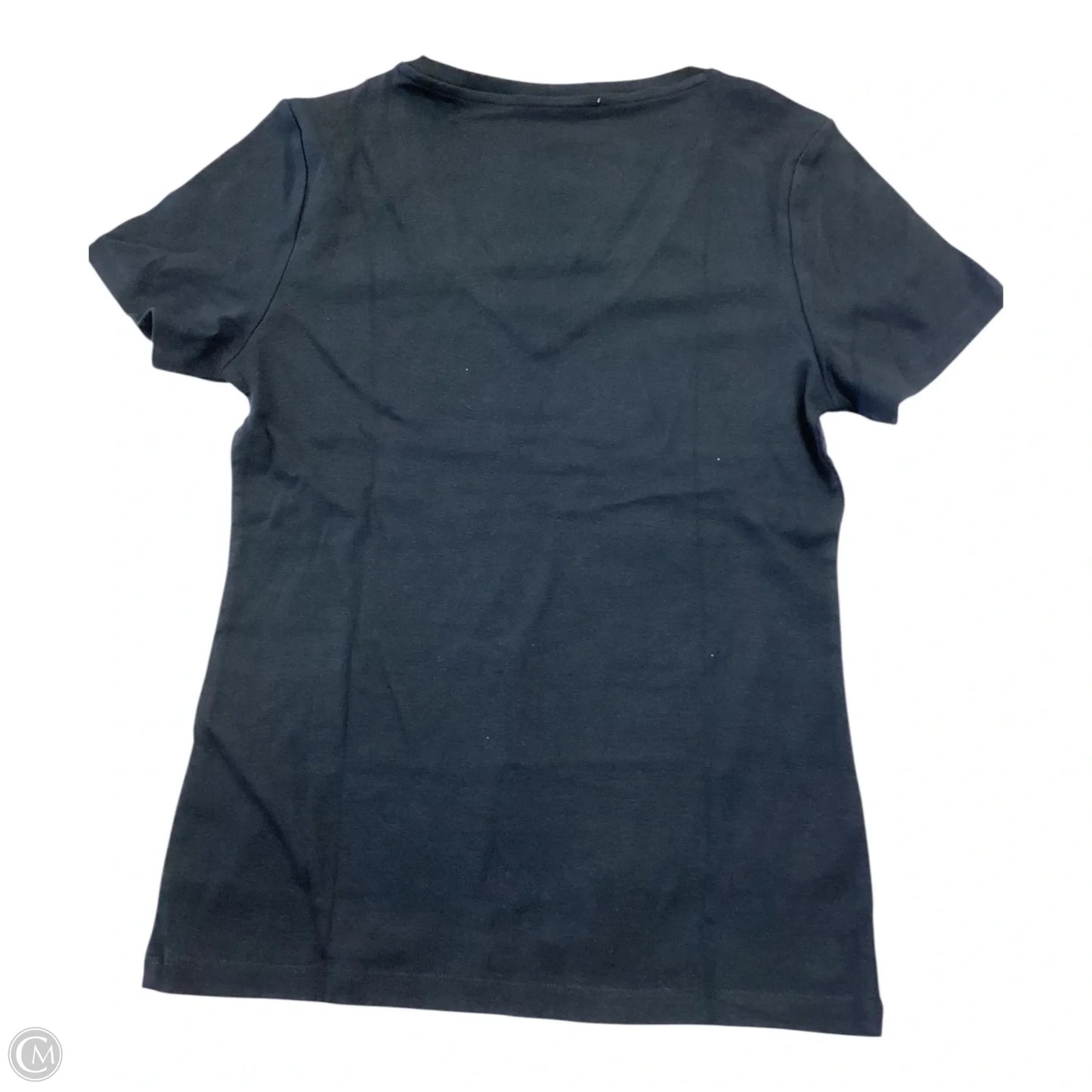 Top Short Sleeve By Tommy Hilfiger In Black, Size: L