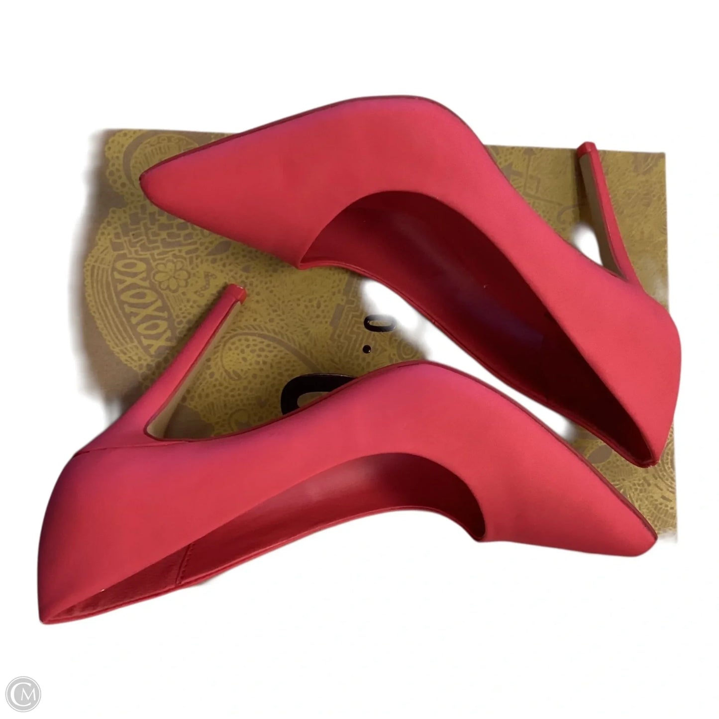 Shoes Heels Stiletto By Clothes Mentor In Coral, Size: 7.5