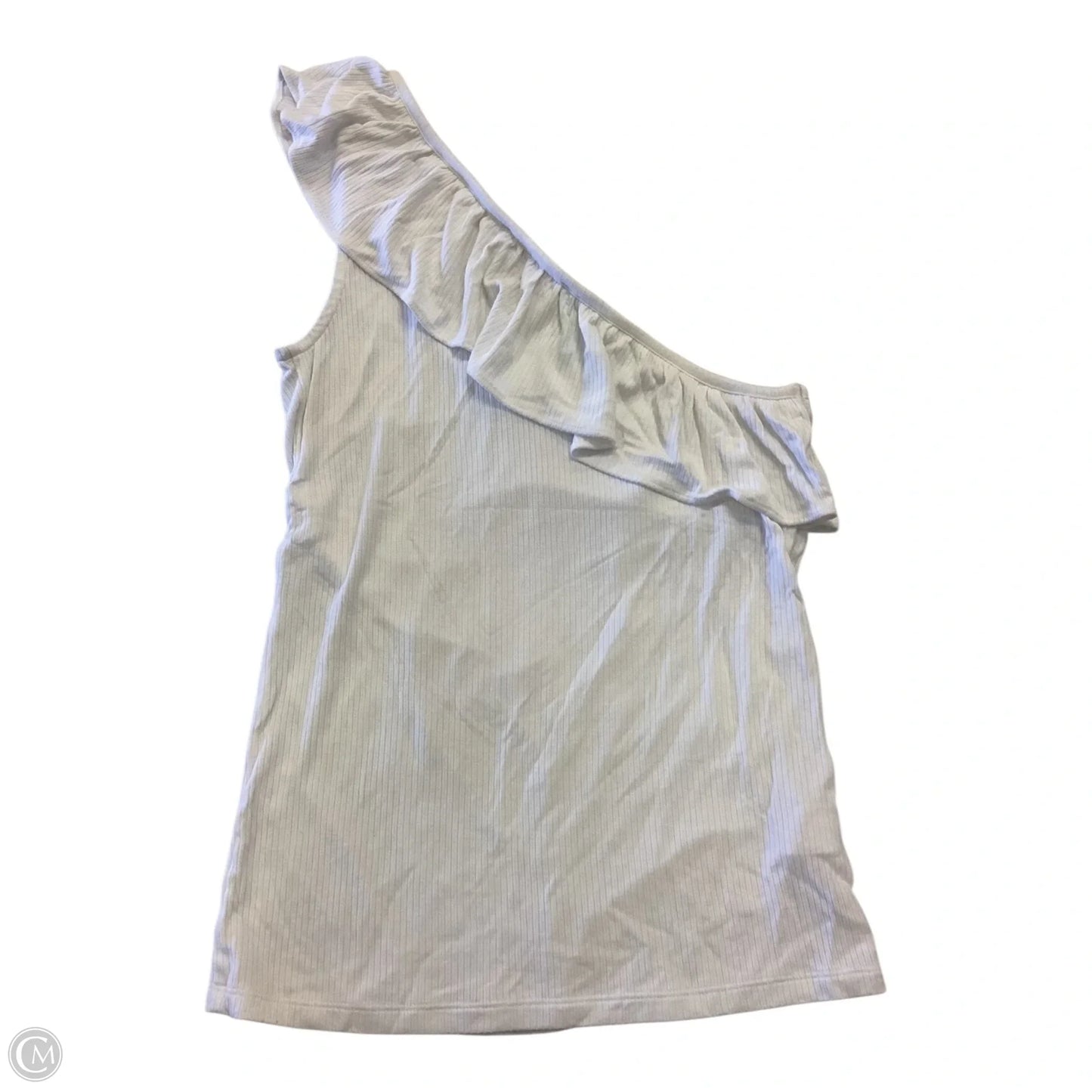 Top Sleeveless By Loft In White, Size: S