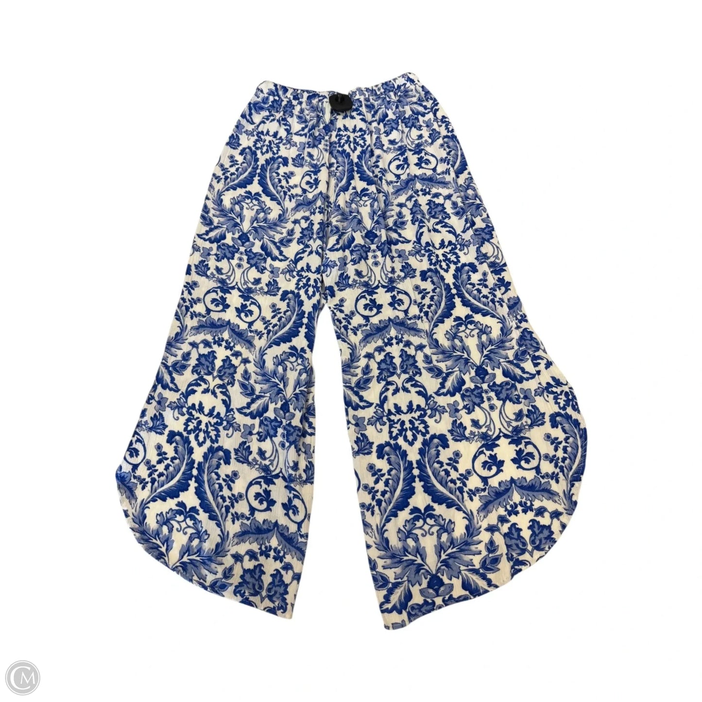 Pants Lounge By Clothes Mentor In Blue & White, Size: S