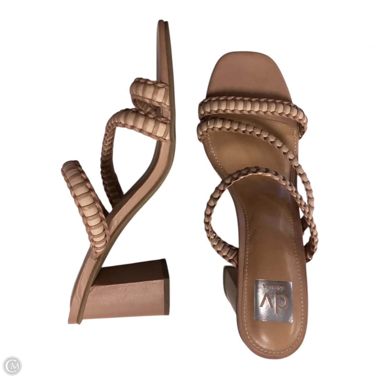 Sandals Heels Block By Dolce Vita In Brown, Size: 10