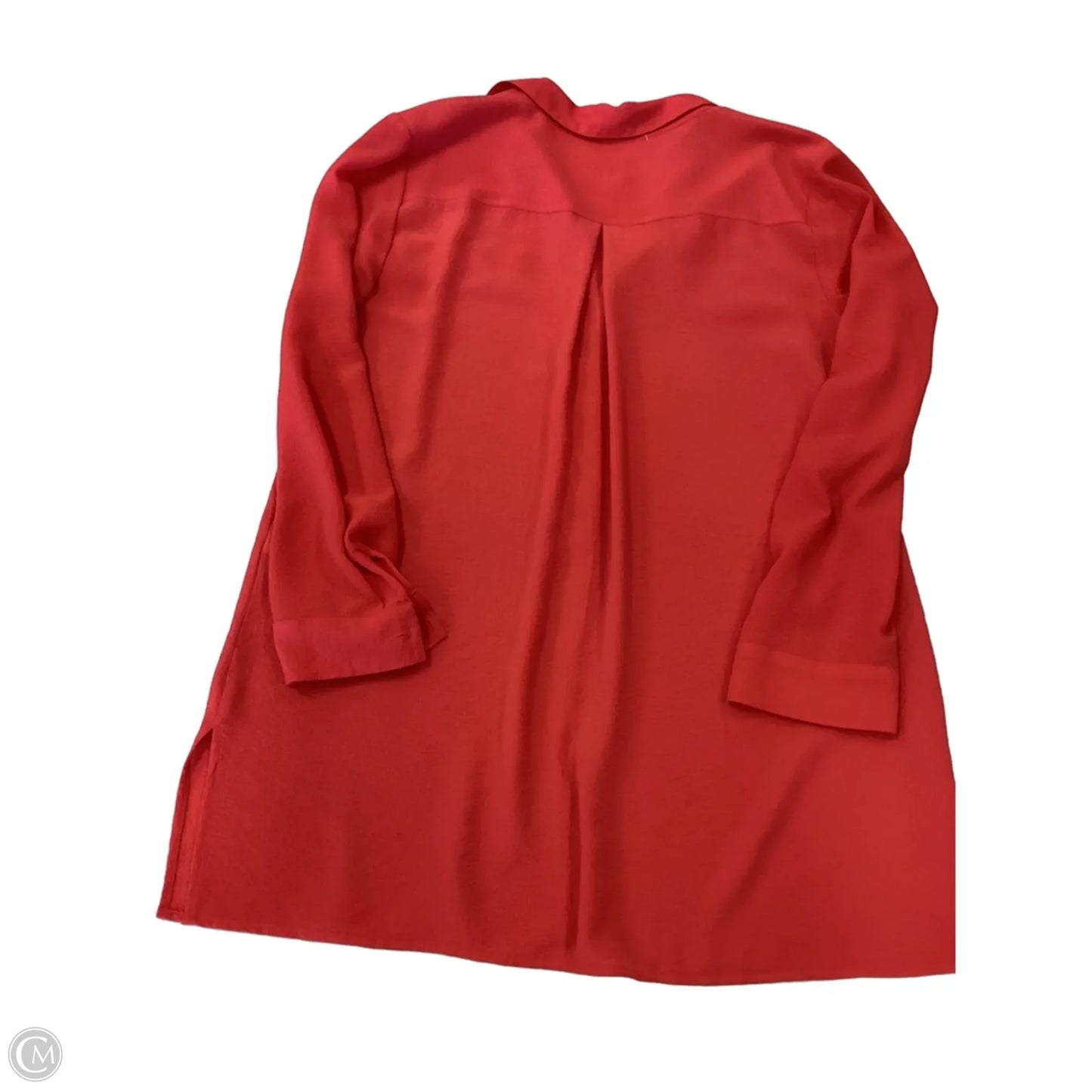 Top Long Sleeve By Chicos In Orange, Size: L