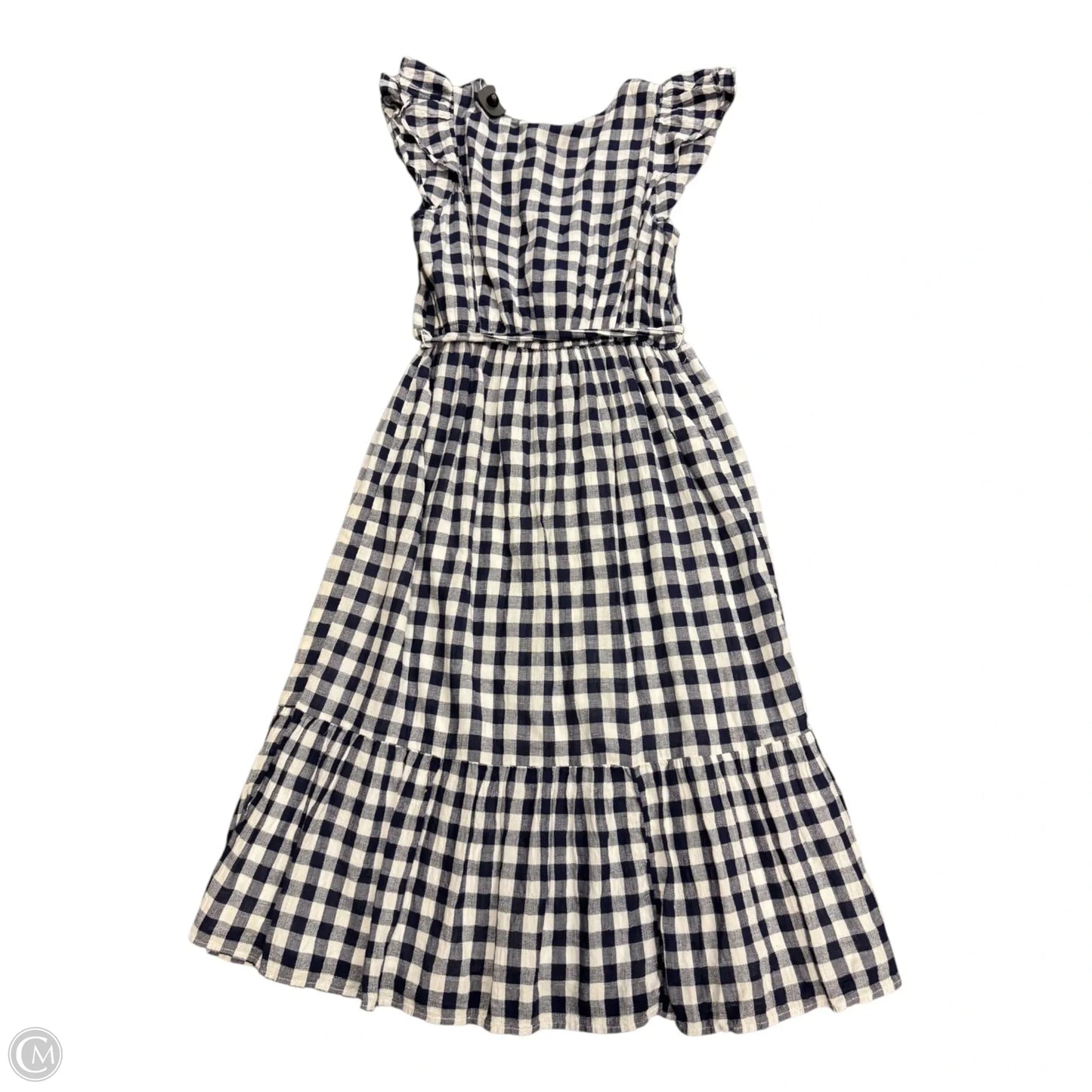Dress Casual Maxi By Old Navy In Blue & White, Size: M