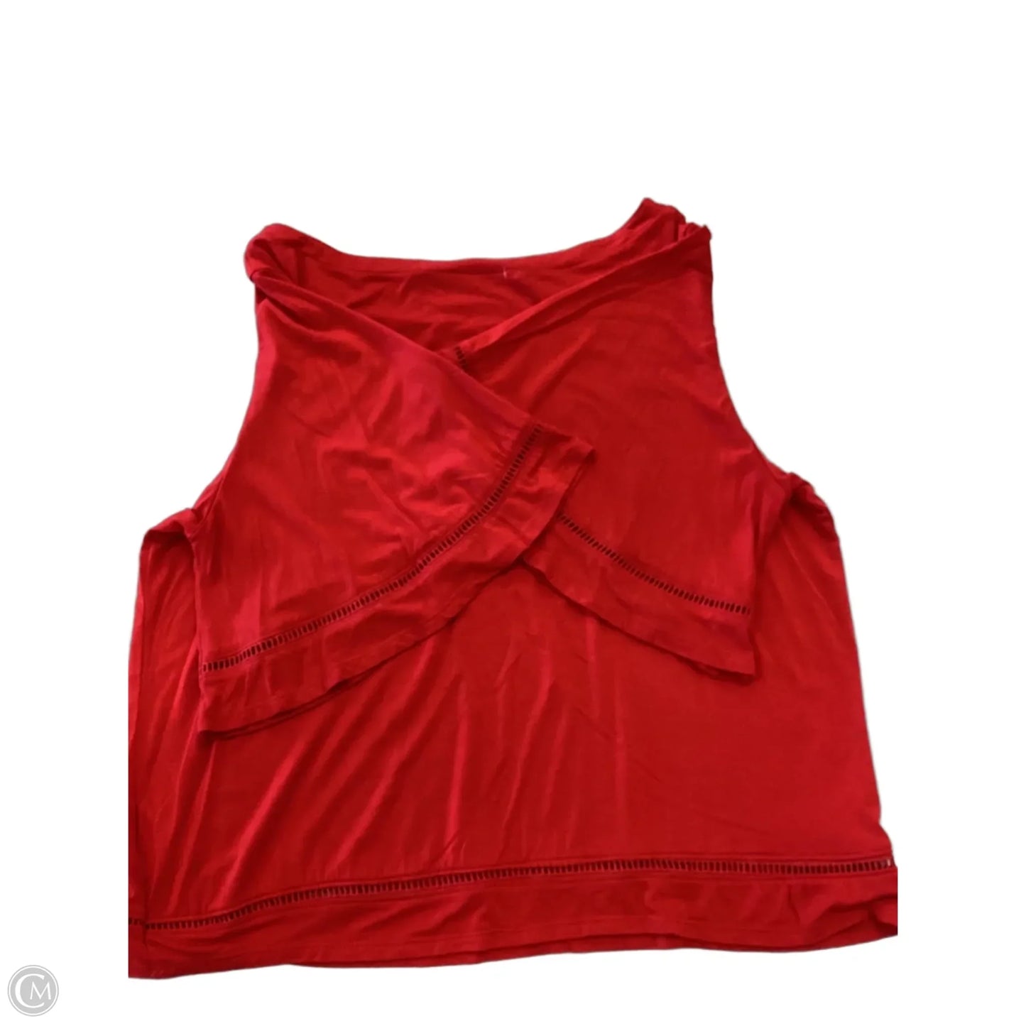 Top Short Sleeve By Clothes Mentor In Red, Size: L