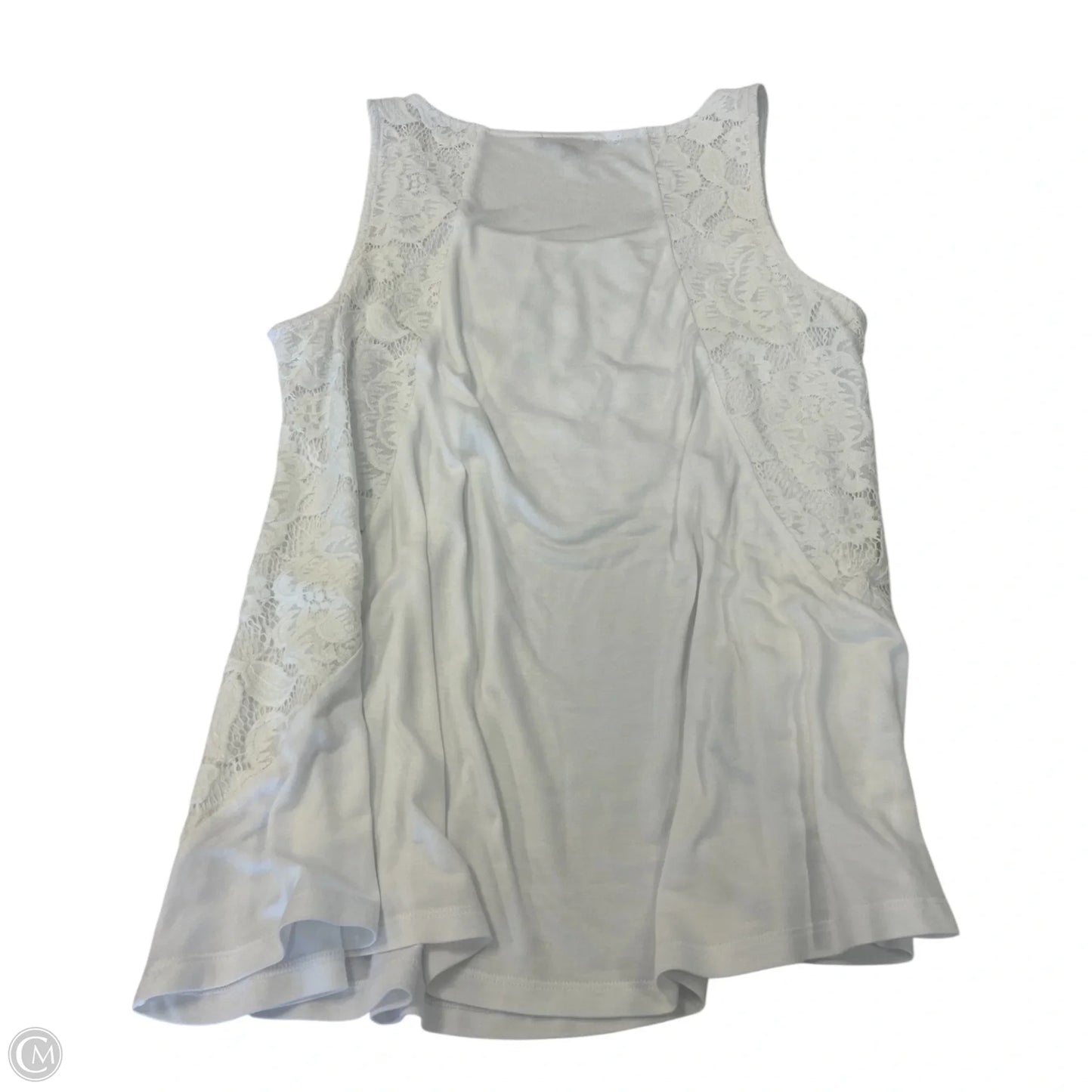 Top Sleeveless By Cupio In White, Size: M