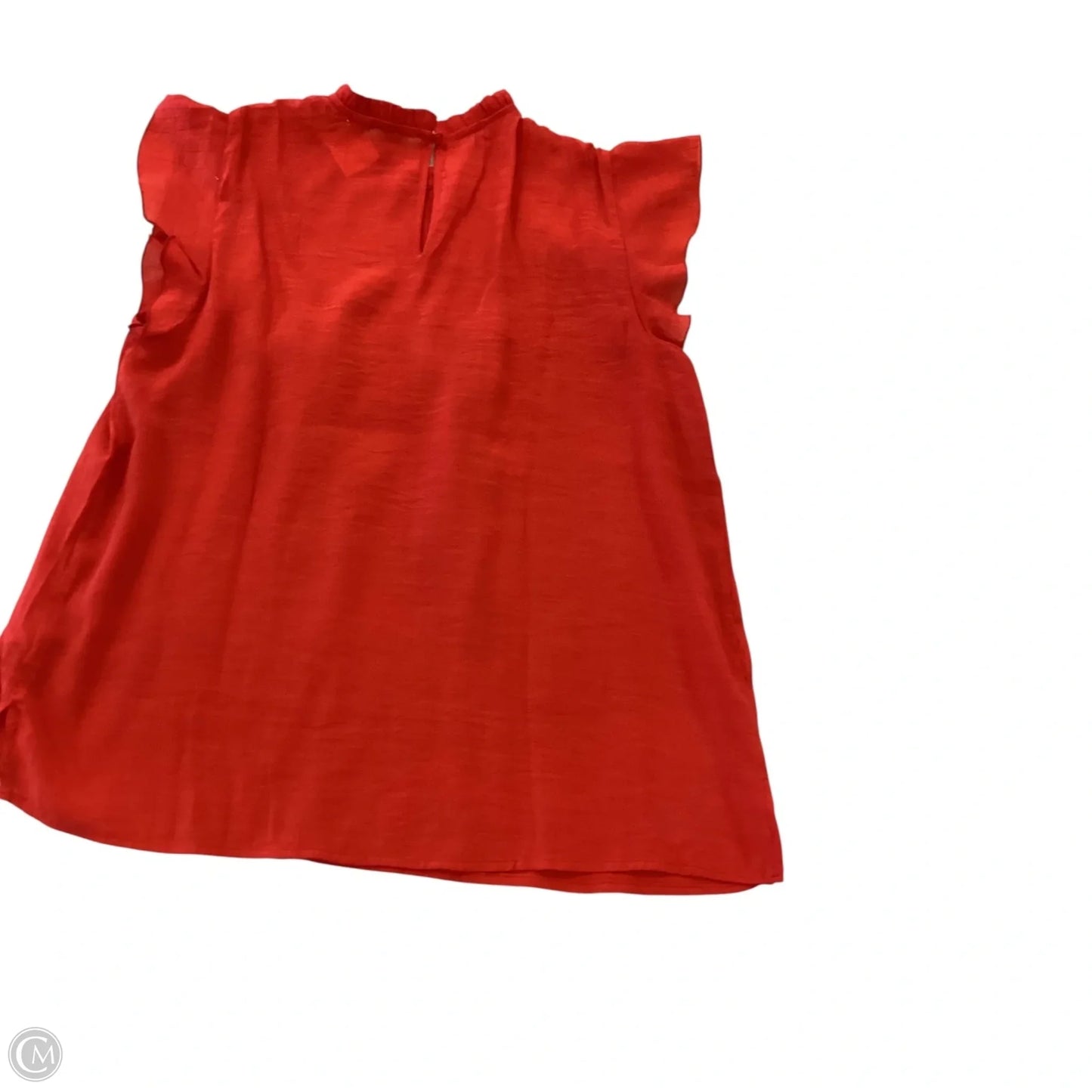 Blouse Short Sleeve By Nanette By Nanette Lepore In Red, Size: M