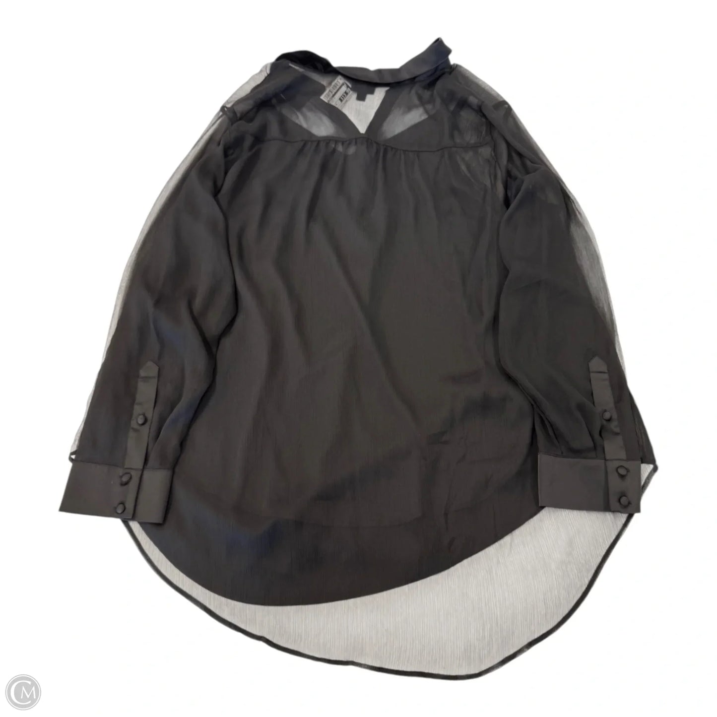 Blouse Long Sleeve By Torrid In Black, Size: 3x