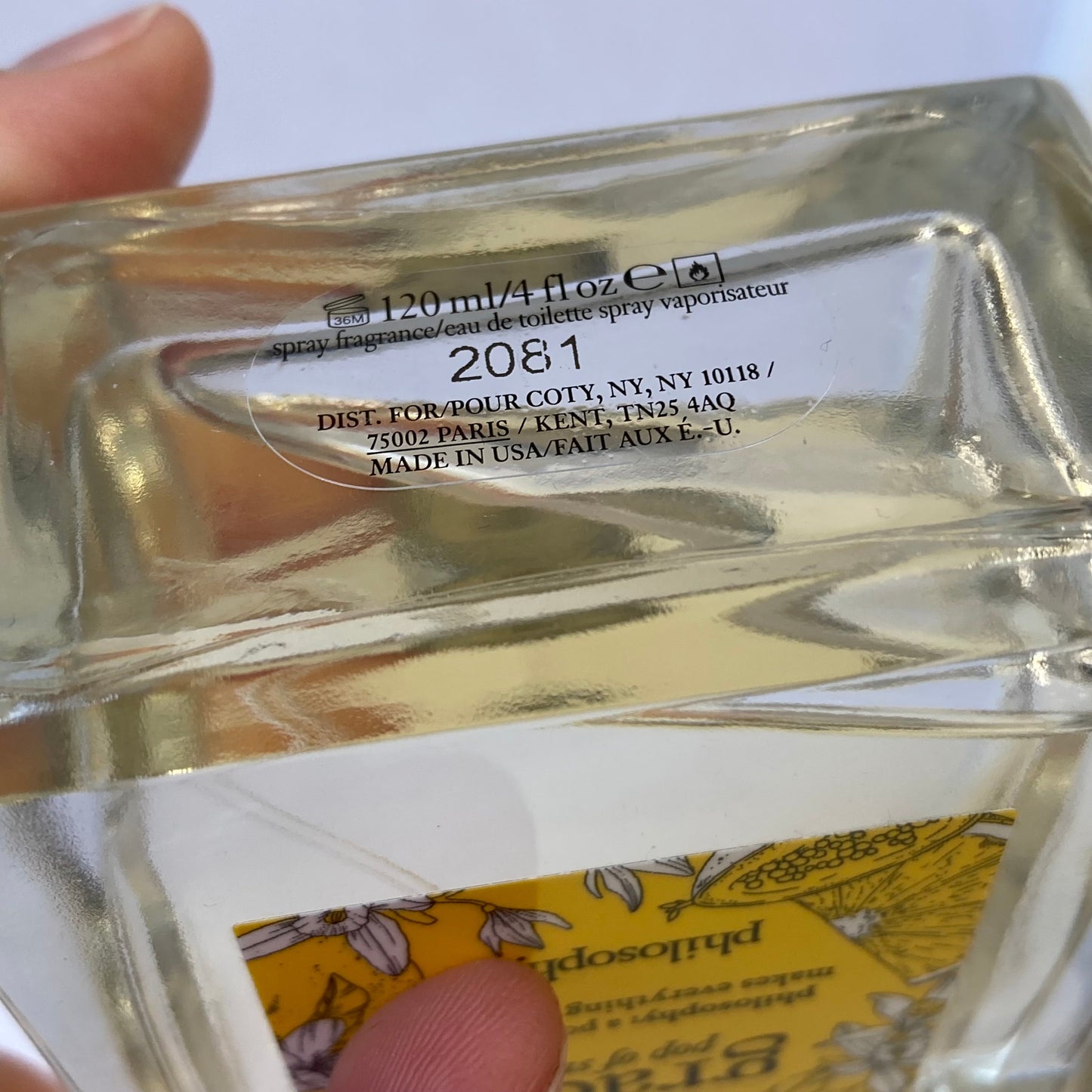 Fragrance By Philosophy In Clear