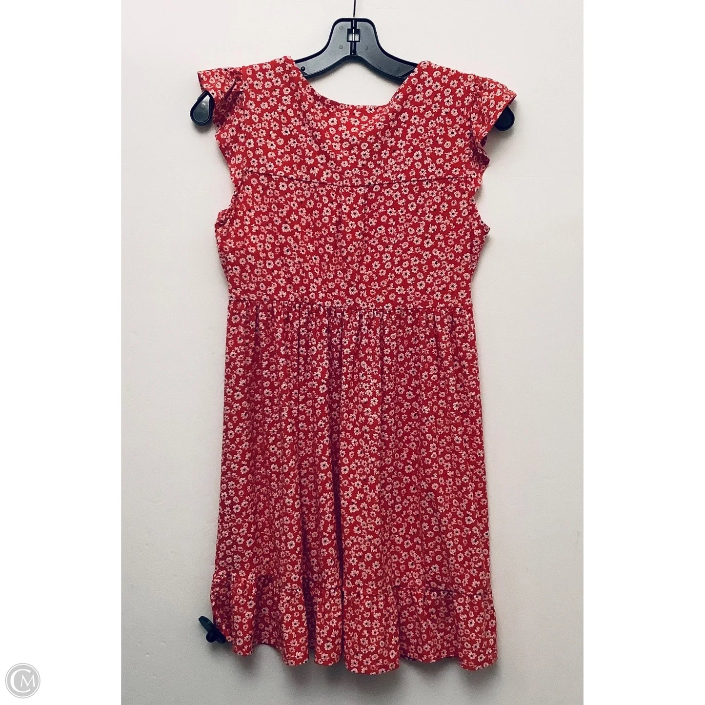 Dress Casual Short By Monteau In Floral Print, Size: M