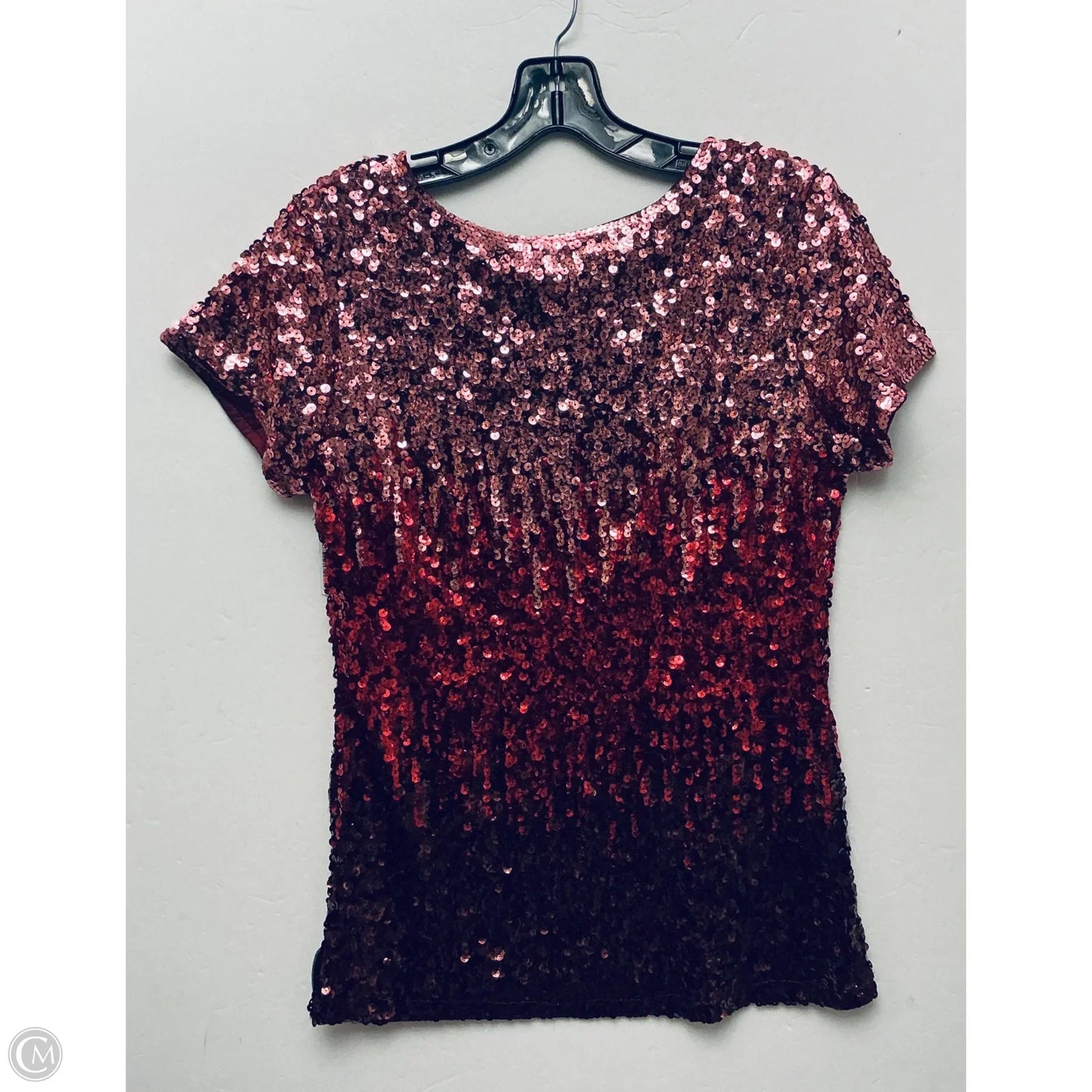 Top Short Sleeve By Clothes Mentor In Red, Size: L