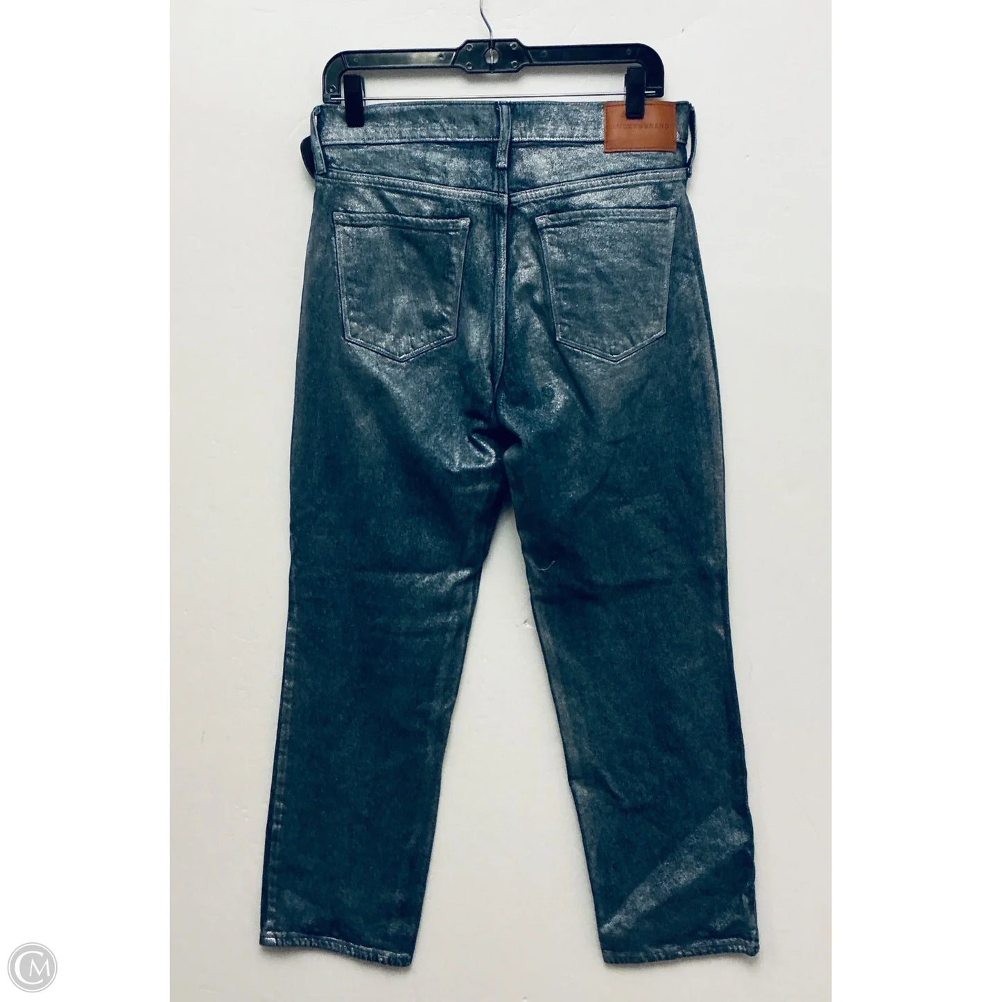 Jeans Straight By Lucky Brand In Blue Denim, Size: 8