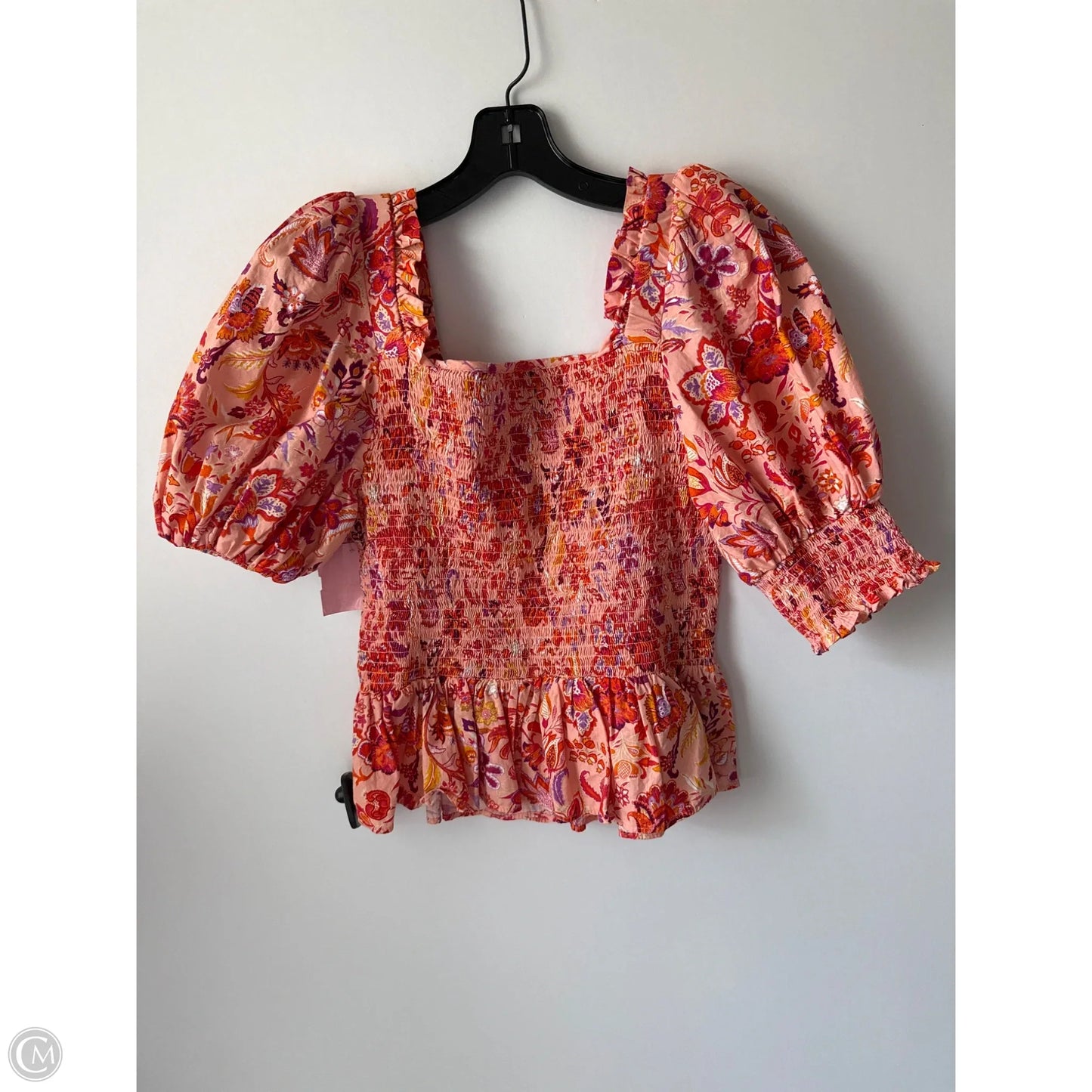 Top Short Sleeve Basic By Cece In Pink, Size: M