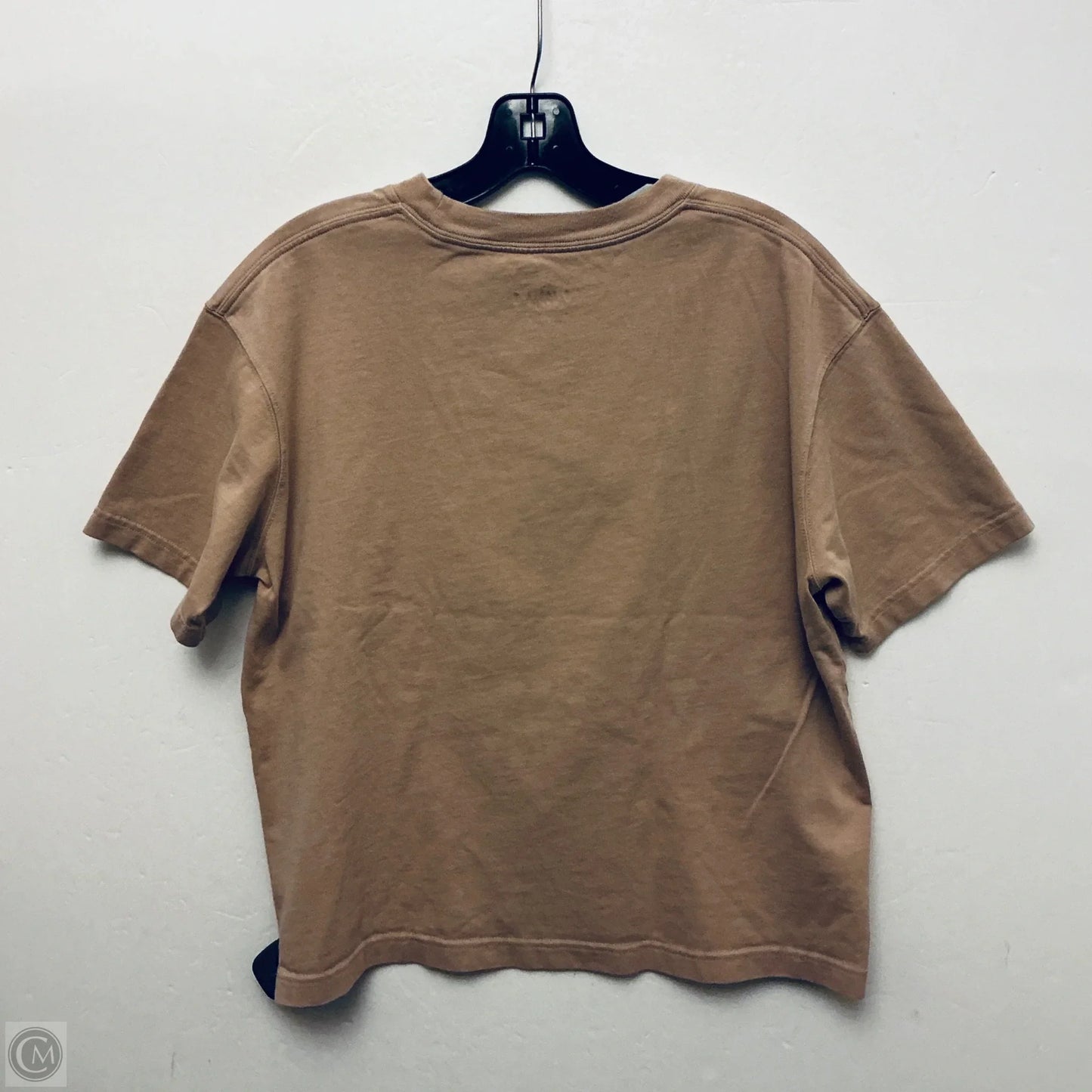 Top Short Sleeve Basic By Nike In Brown, Size: M