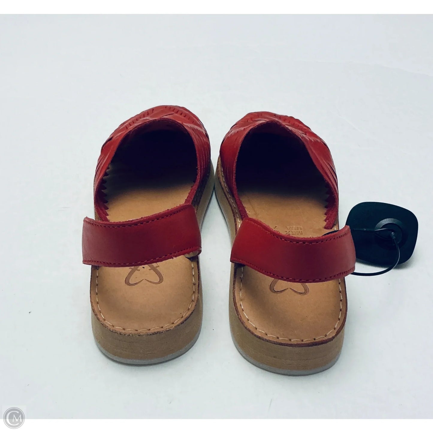 Sandals Flats By Cme In Red, Size: 7