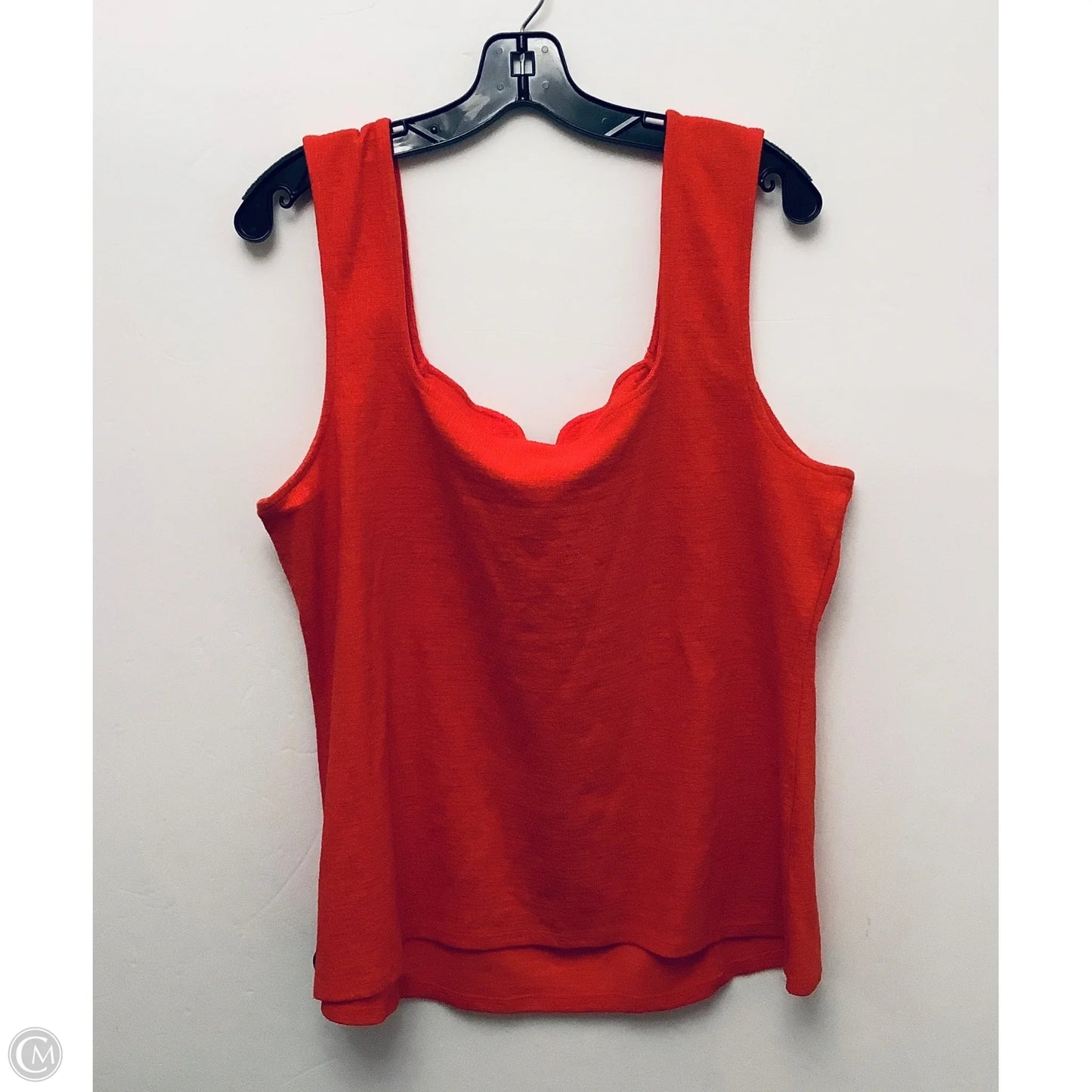 Top Sleeveless Basic By Ava & Viv In Red, Size: 2x