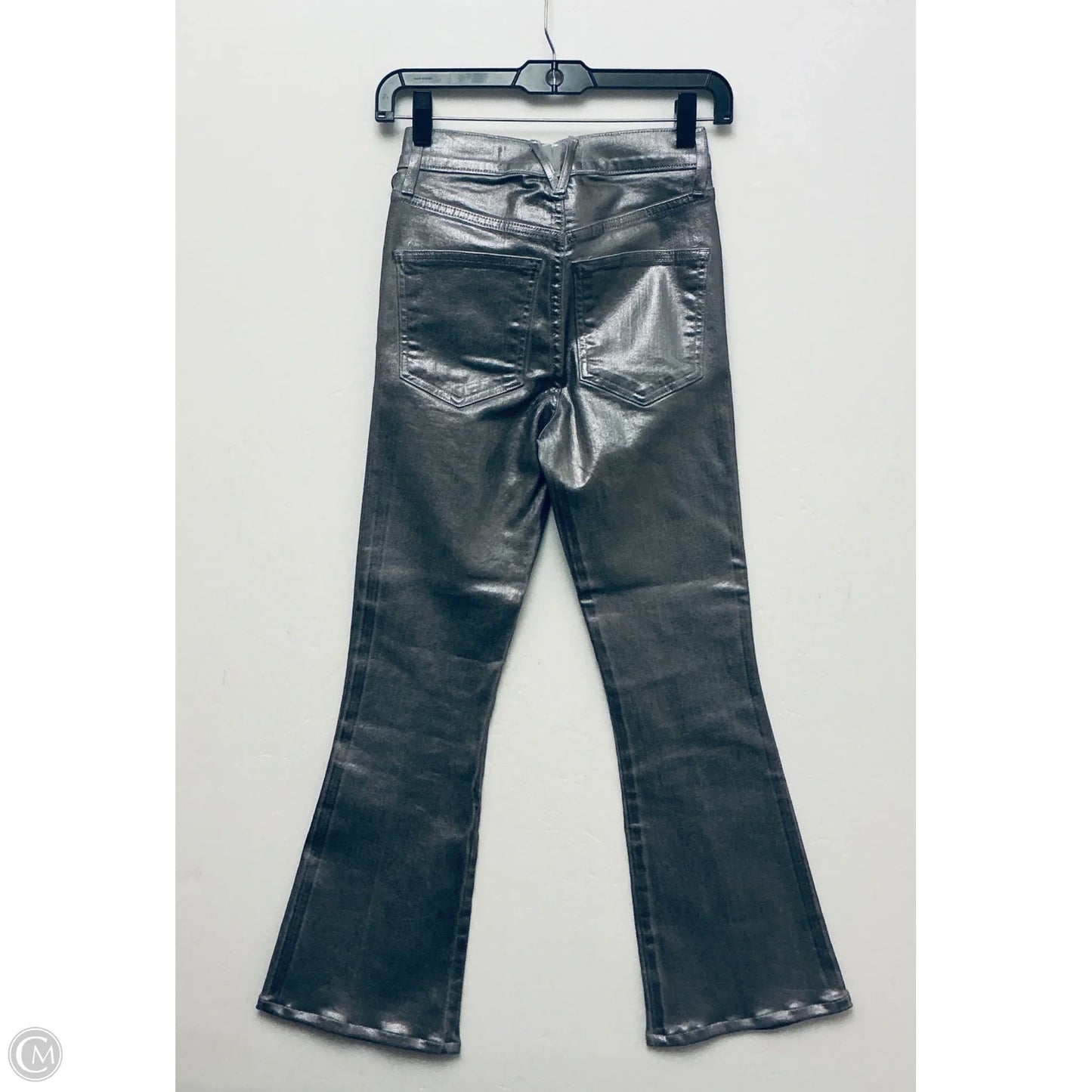 Jeans Flared By Veronica Beard In Silver, Size: 0