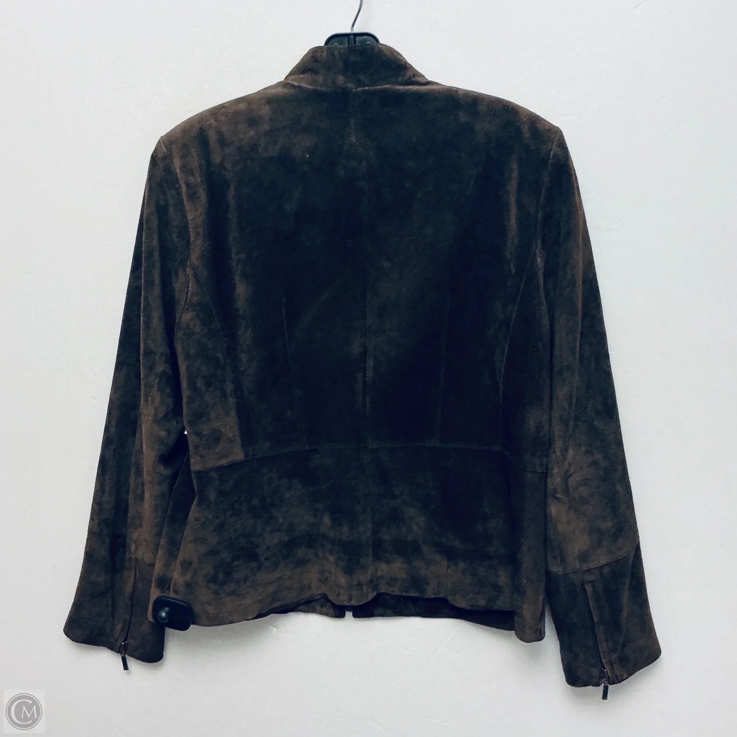 Jacket Leather By Alfani In Brown, Size: M