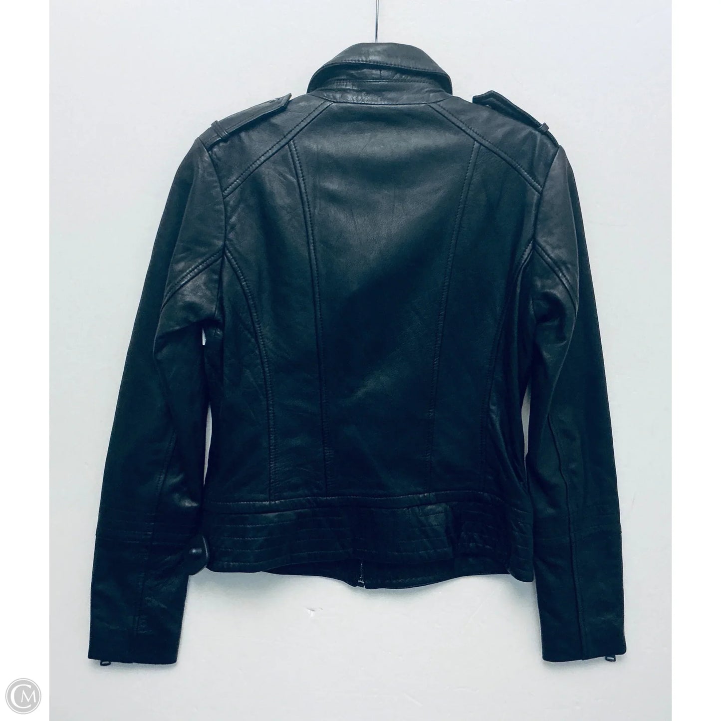Jacket Leather By Bernardo In Black, Size: Xs