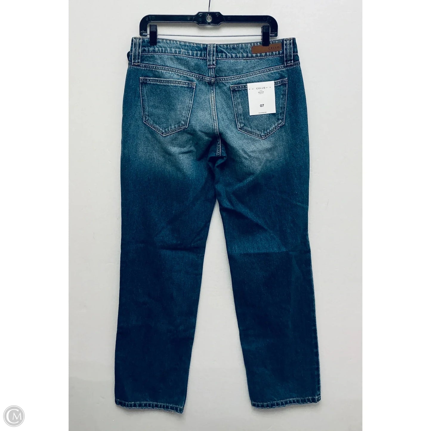 Jeans Wide Leg By Cello In Blue, Size: 8