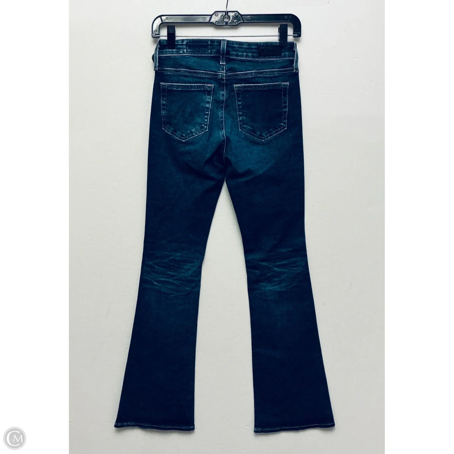 Jeans Boot Cut By Ag Jeans In Blue Denim, Size: 0