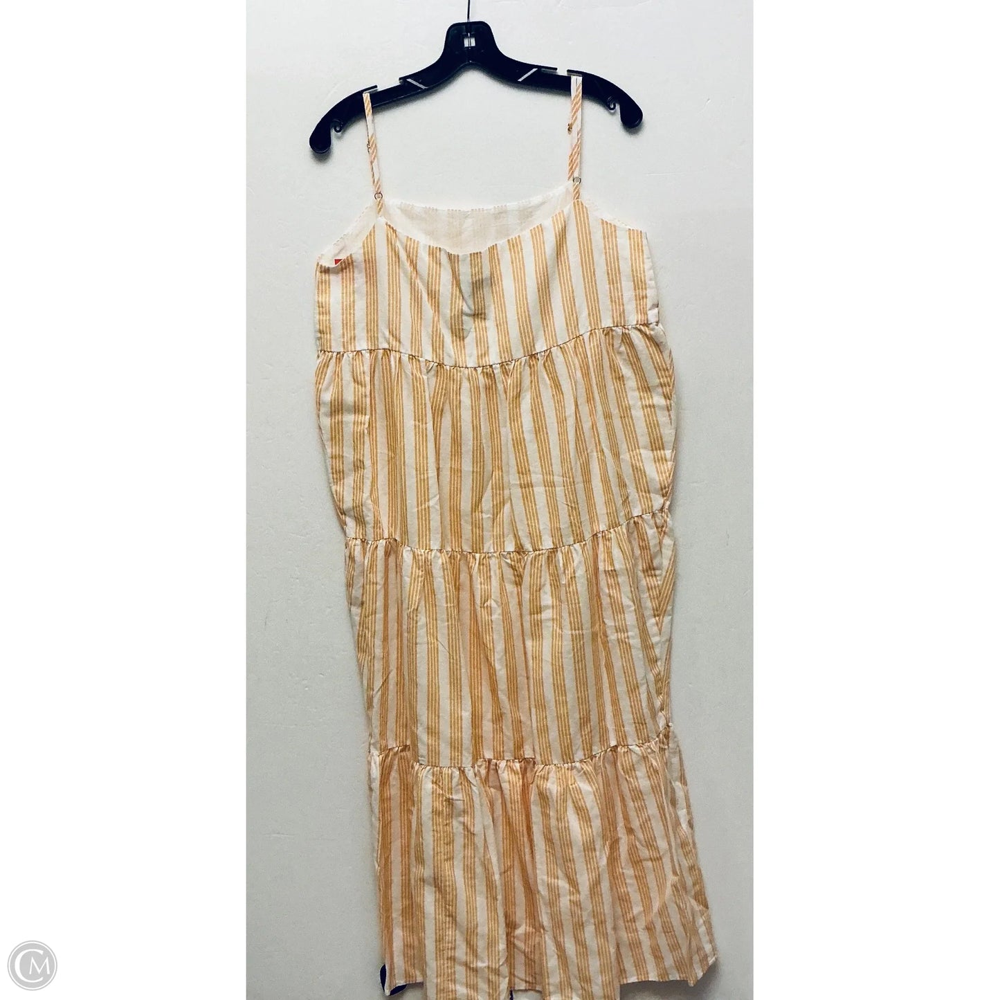 Dress Casual Maxi By Charlie Holiday In Striped Pattern, Size: L