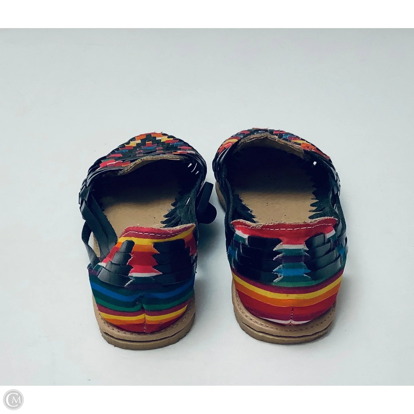 Shoes Flats By Clothes Mentor In Multi-colored, Size: 7.5