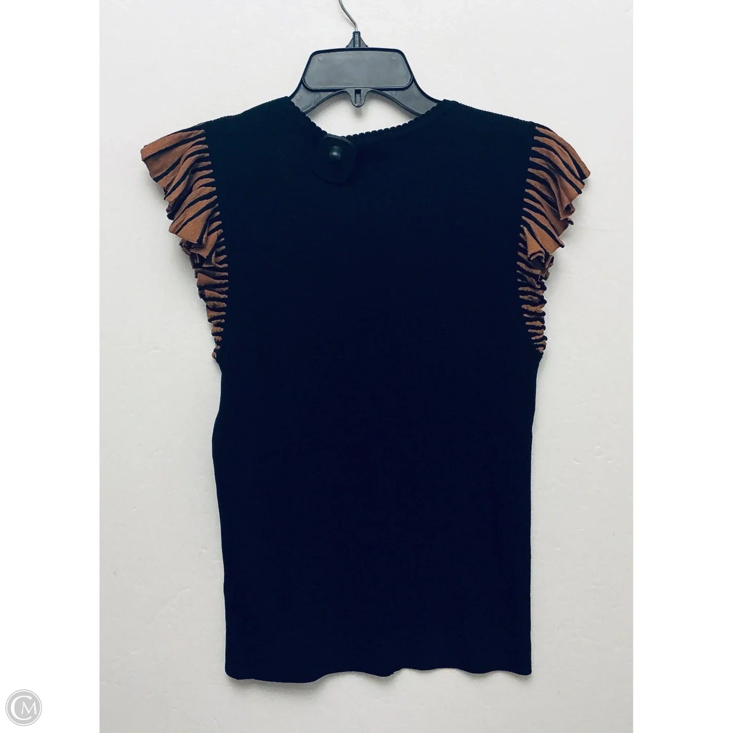 Top Sleeveless By Skies Are Blue In Black, Size: L