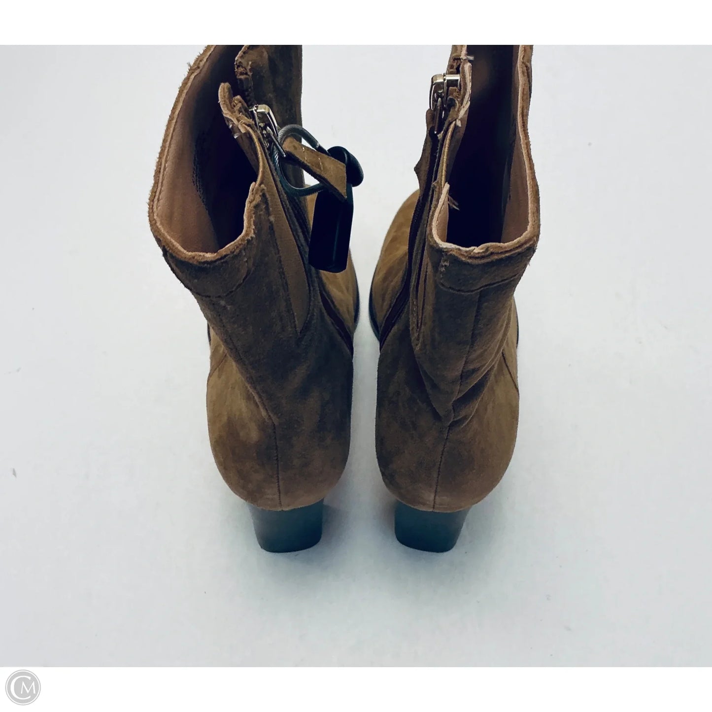 Boots Ankle Heels By J. Crew In Tan, Size: 9
