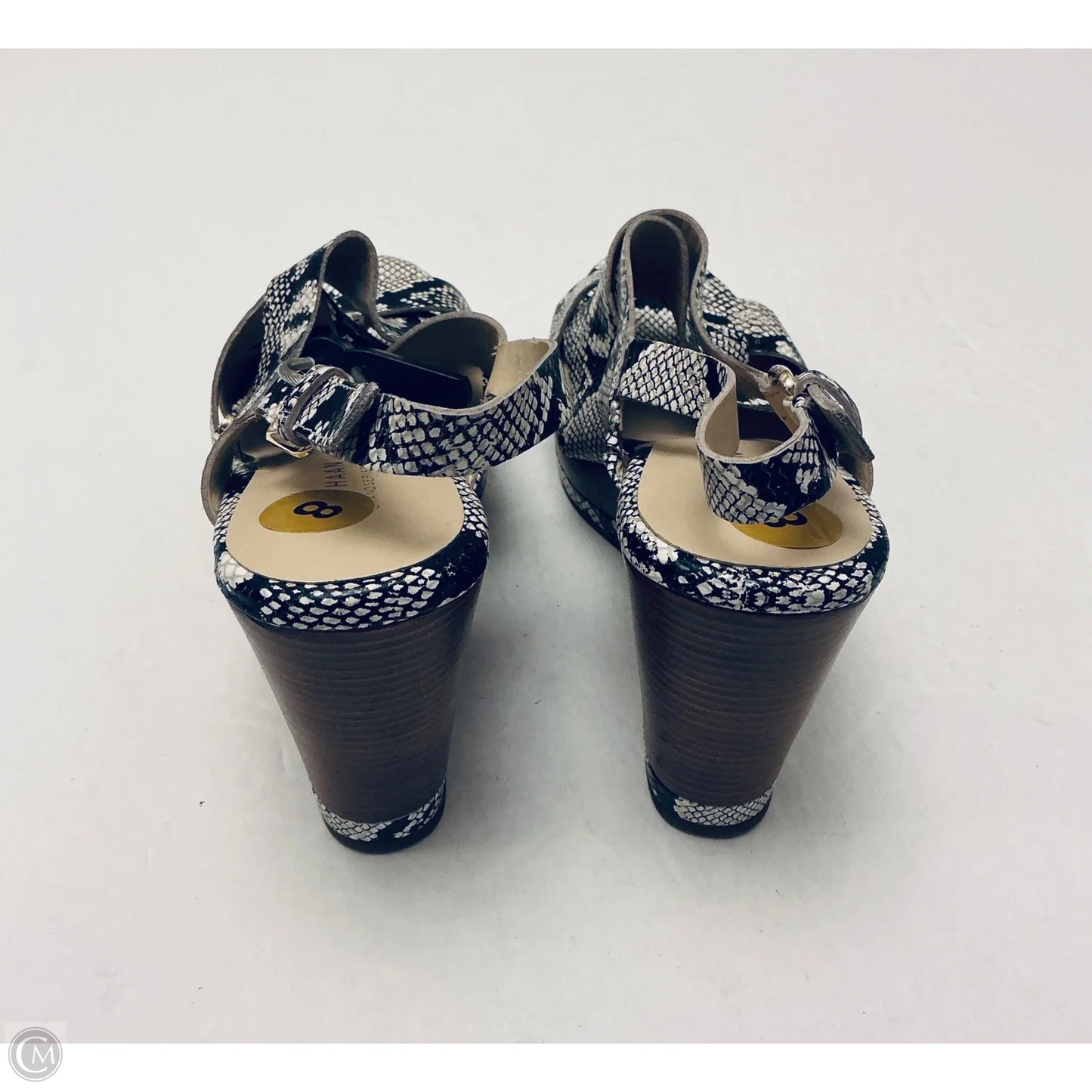 Shoes Heels Wedge By Cole-haan In Snakeskin Print, Size: 8