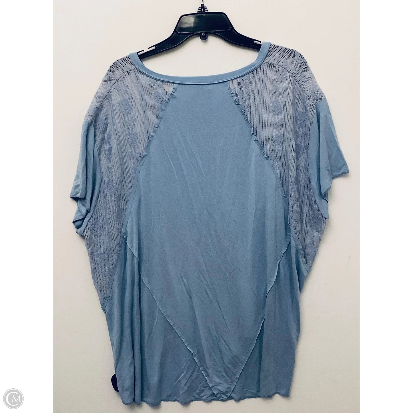 Top Short Sleeve By Pol In Blue, Size: S