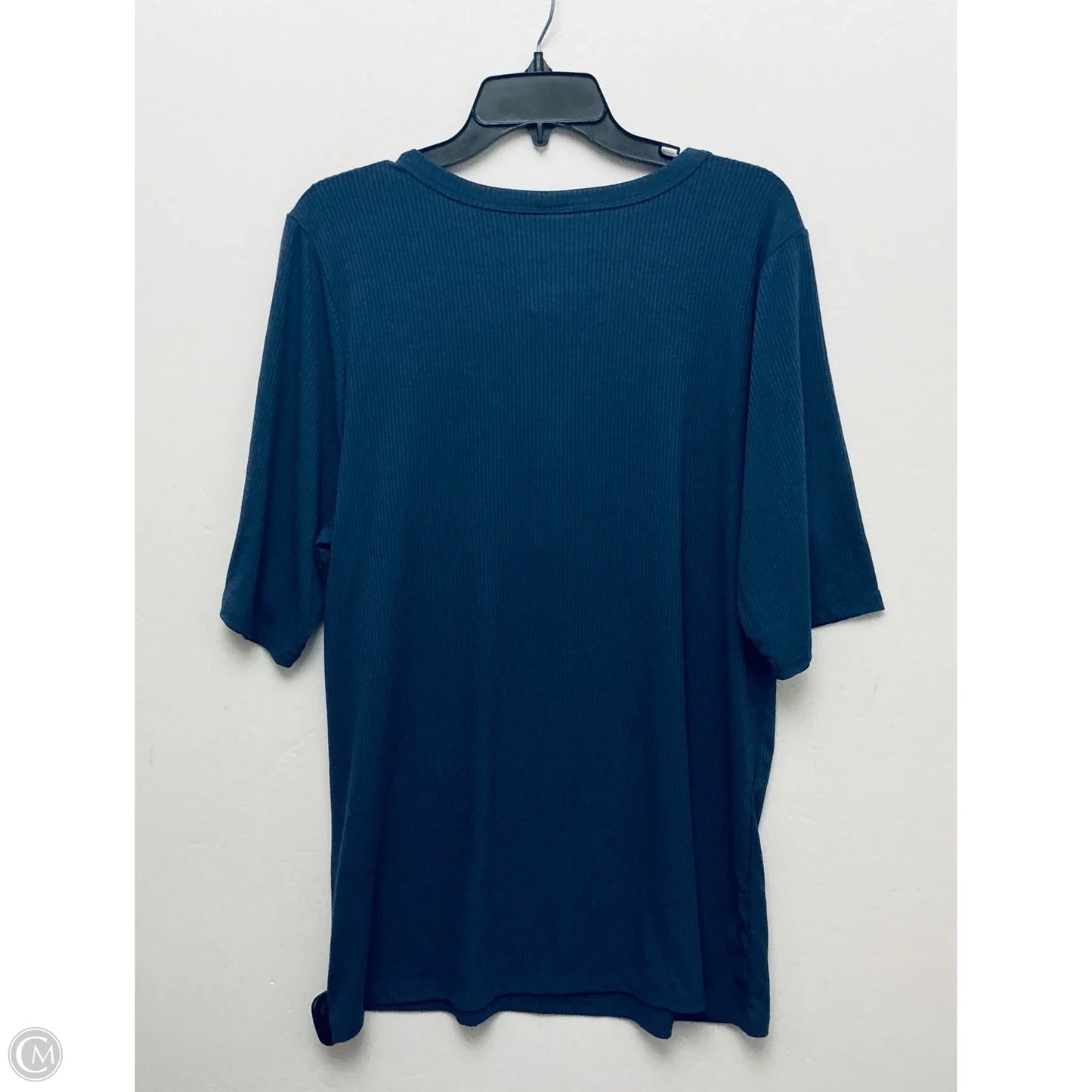 Top Short Sleeve By Torrid In Navy, Size: 3x