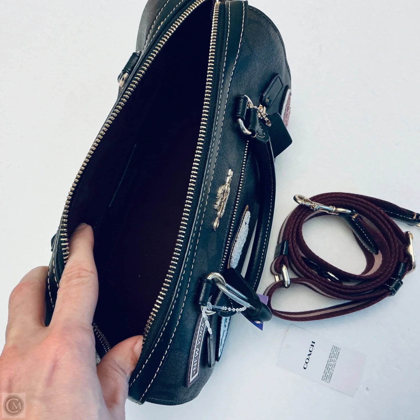 Handbag Designer By Coach, Size: Small