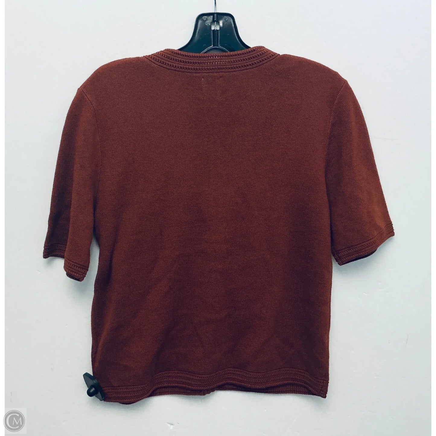 Top Short Sleeve By Joie In Brown, Size: M