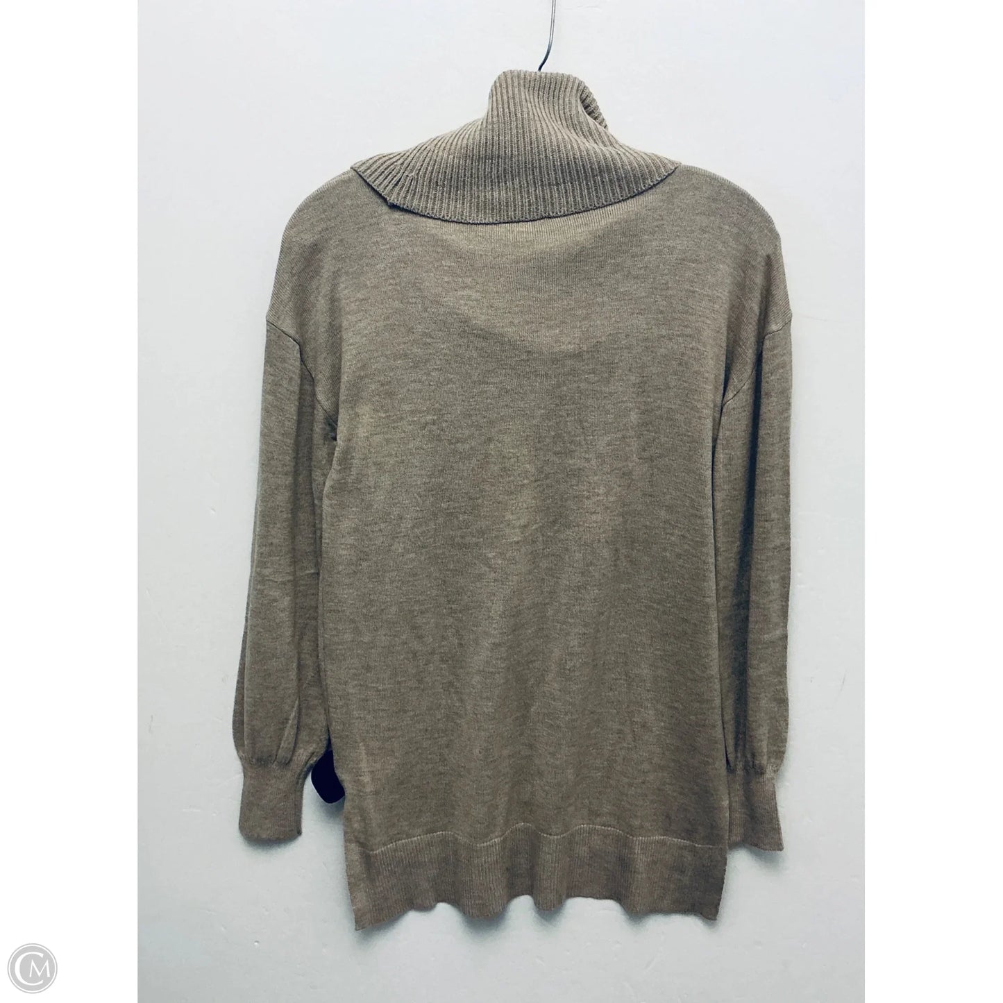 Sweatshirt Collar By Loft In Tan, Size: S