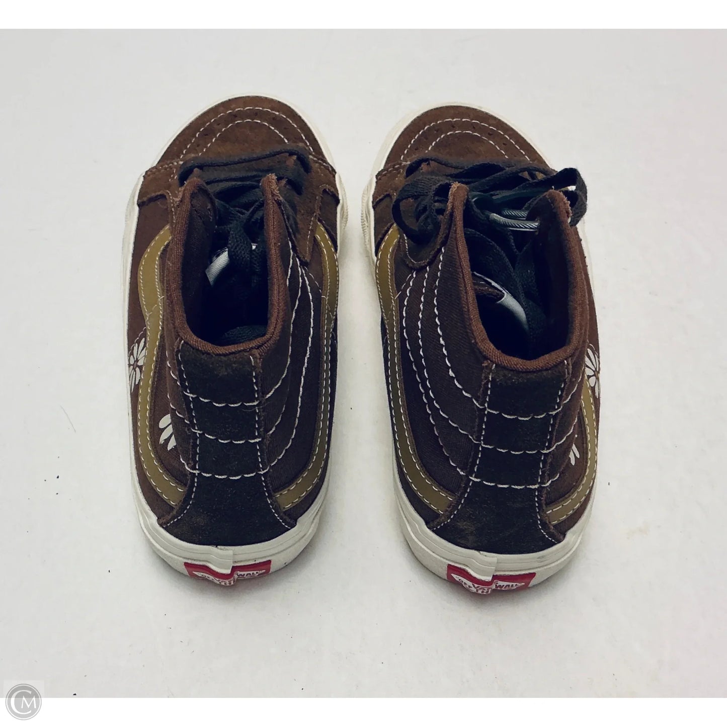 Shoes Sneakers By Vans In Brown, Size: 6