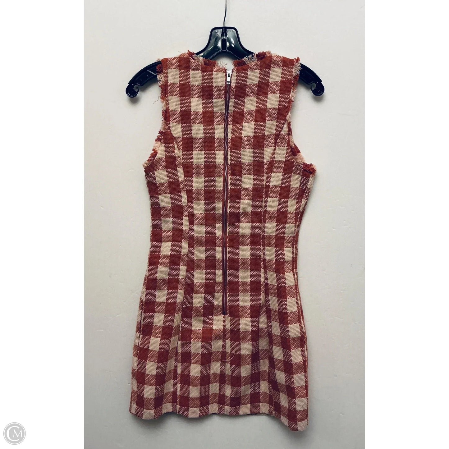 Dress Casual Midi By Forever 21 In Checkered Pattern, Size: S