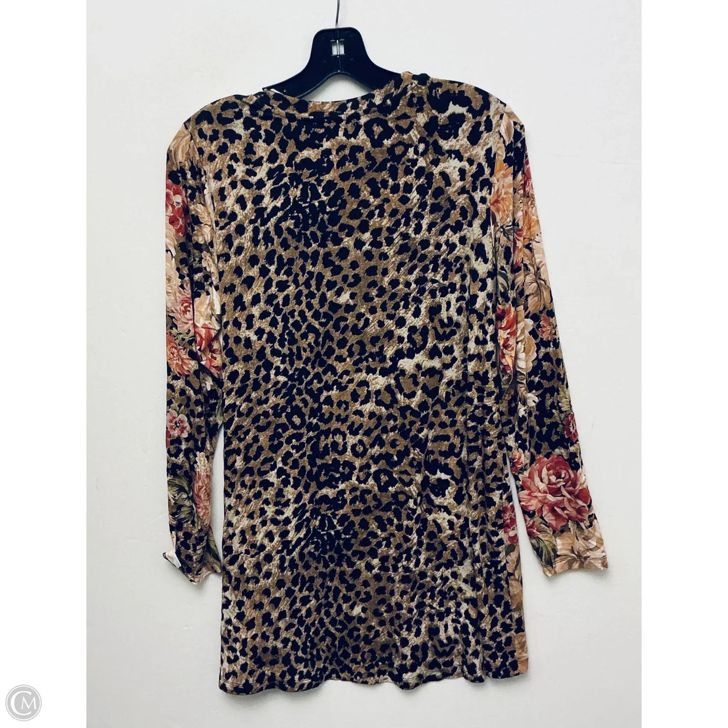 Top Long Sleeve By Johnny Was In Animal Print, Size: M
