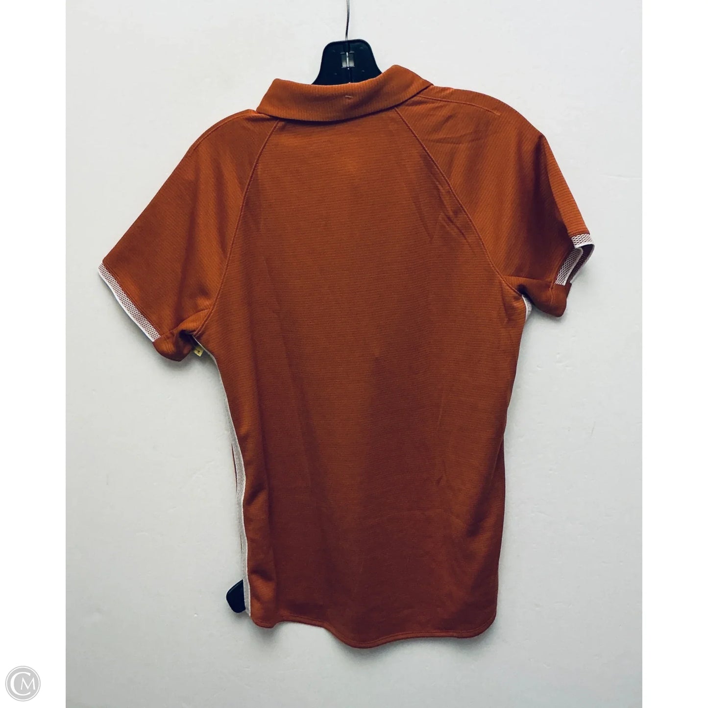 Top Short Sleeve By Under Armour In Orange, Size: M