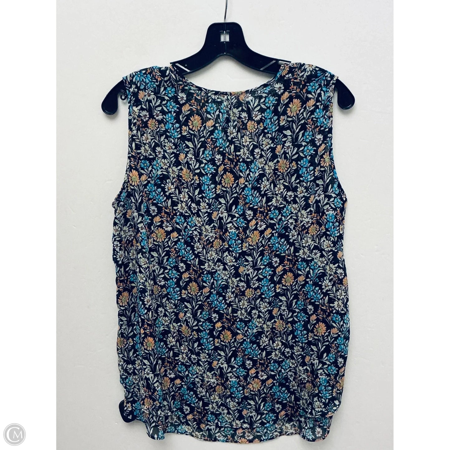 Top Sleeveless By Clothes Mentor In Floral Print, Size: M