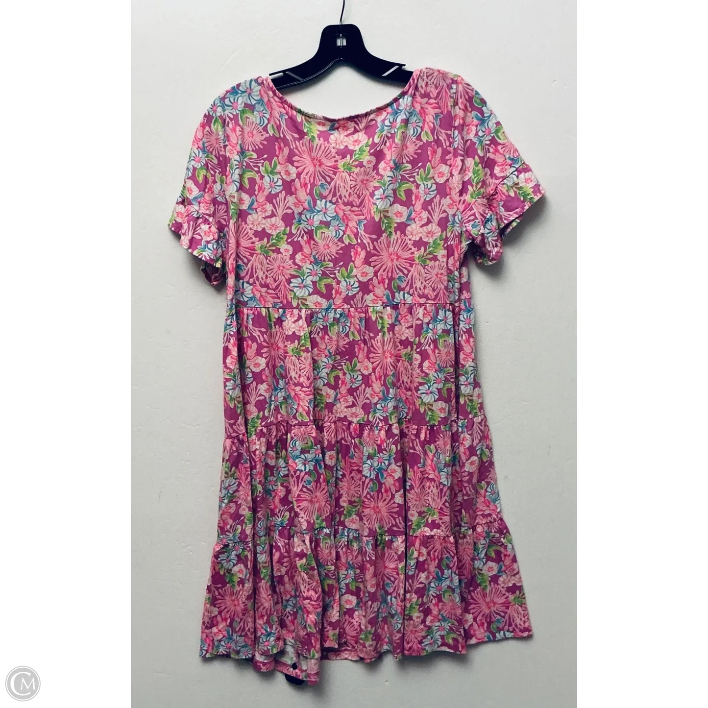 Dress Designer By Lilly Pulitzer In Floral Print, Size: L