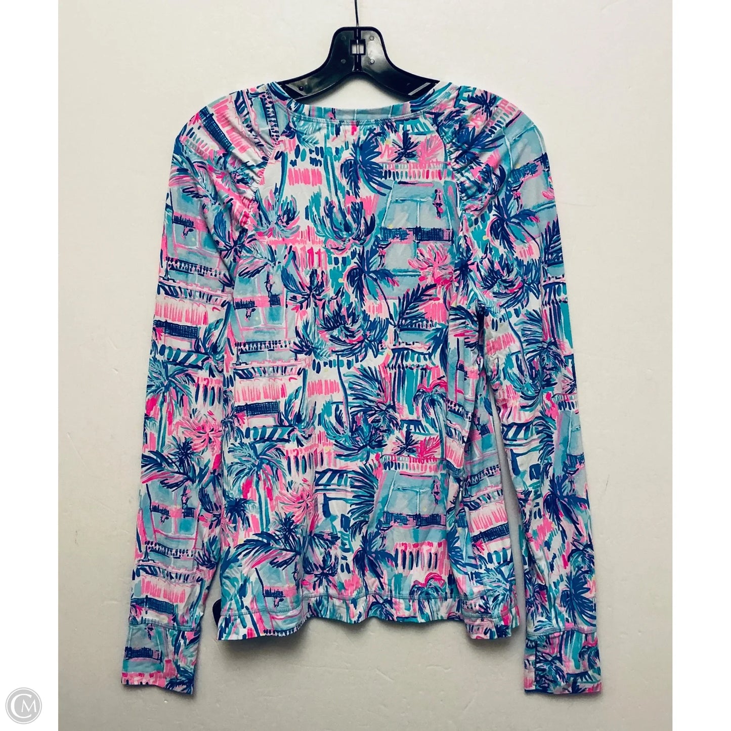 Top Long Sleeve Designer By Lilly Pulitzer In Multi-colored, Size: L