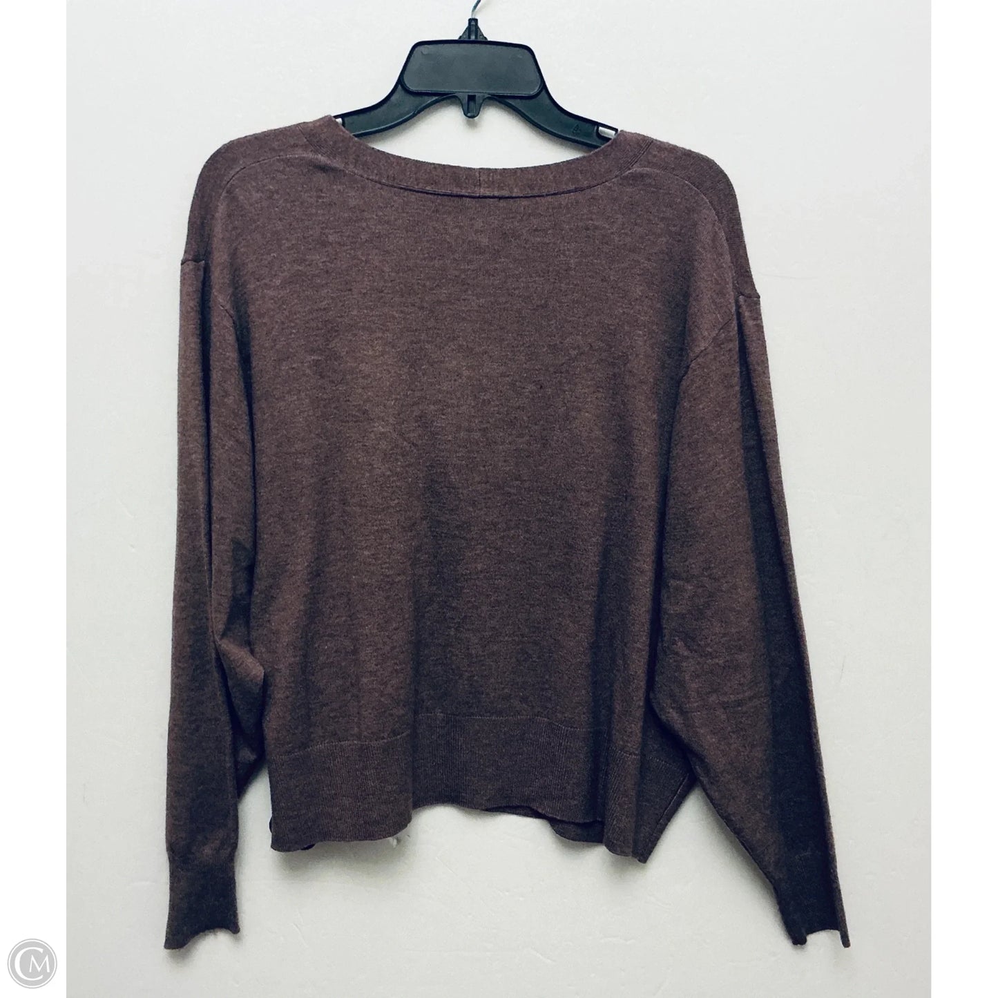 Sweater Cardigan By A New Day In Brown, Size: Xxl