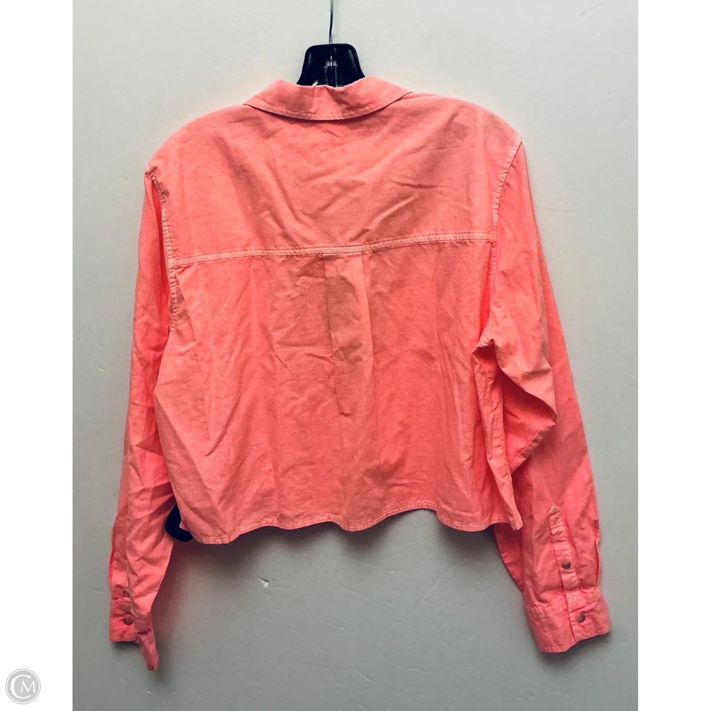 Top Long Sleeve By Universal Thread In Coral, Size: L