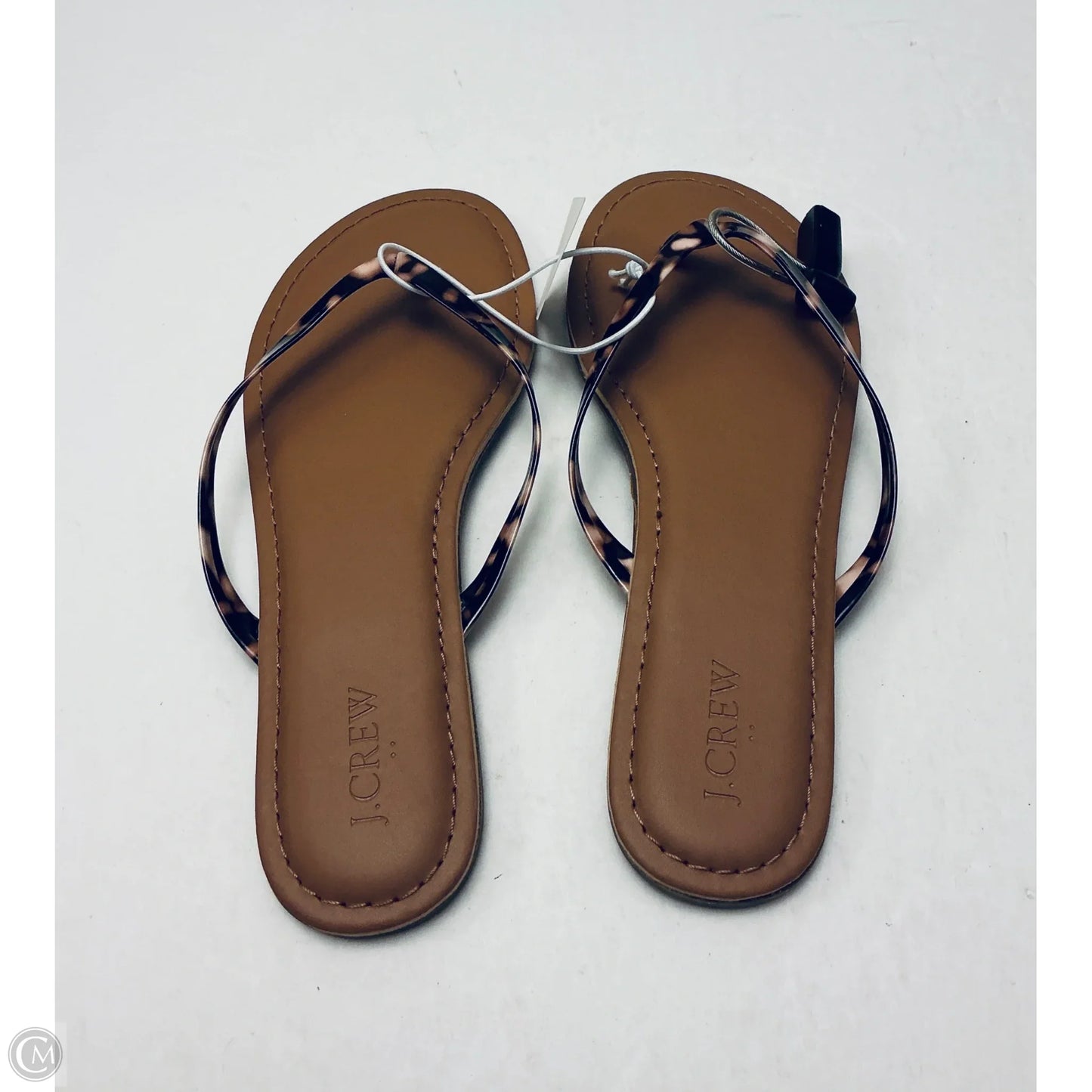 Sandals Flip Flops By J. Crew In Animal Print, Size: 9