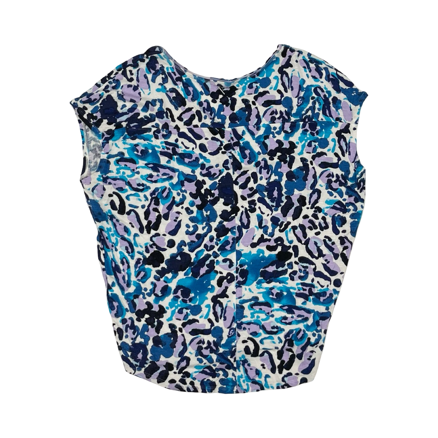 Top Ss By White House Black Market In Blue & Cream, Size:M