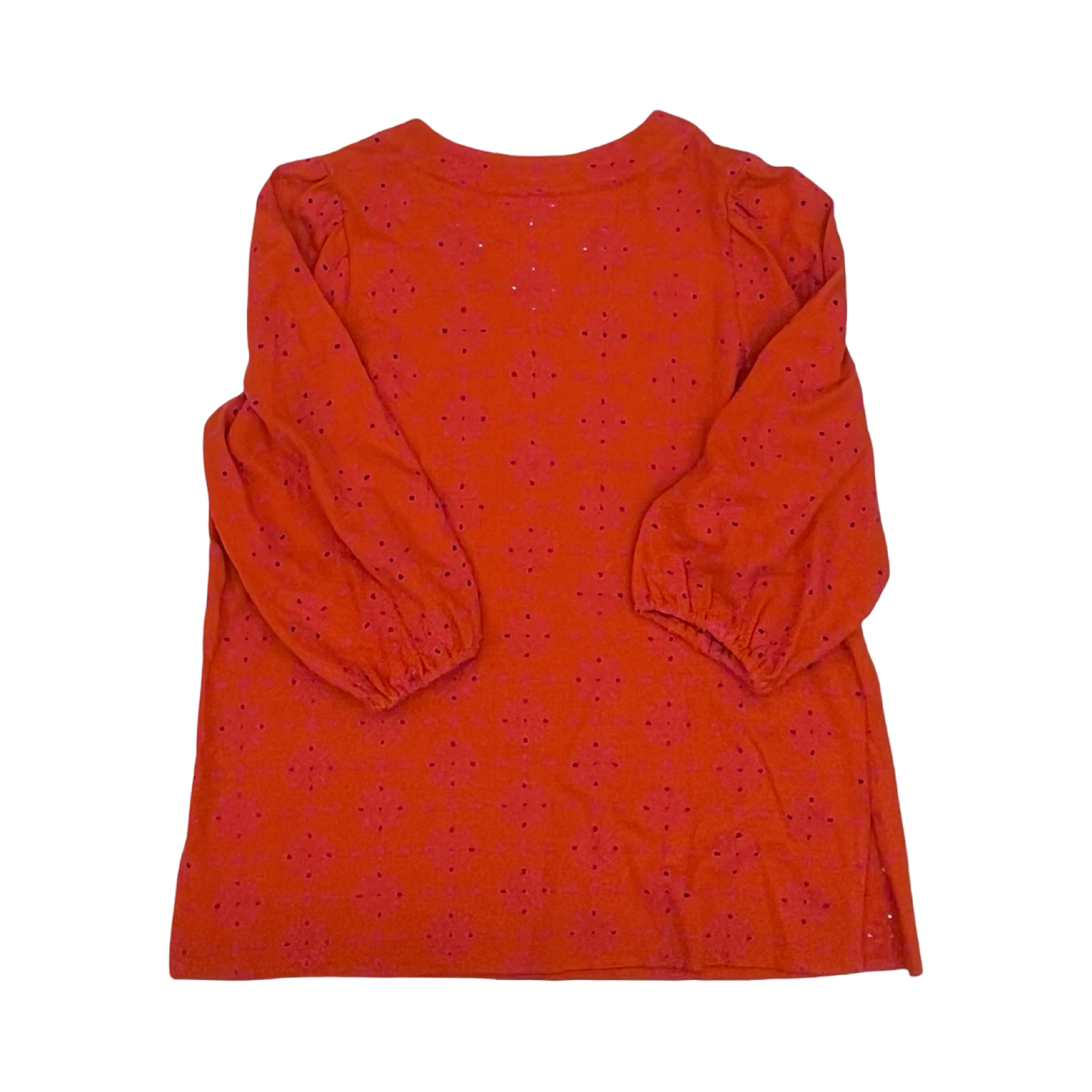 Top 3/4 Sleeve By J. Jill In Orange, Size:Sp
