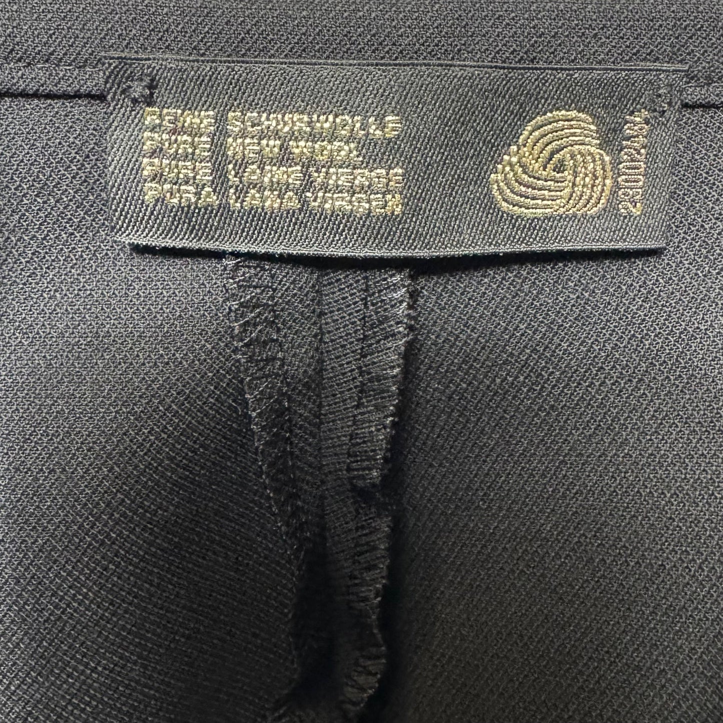 Wool Pants Designer By Escada In Black, Size: 12 (42 EU)